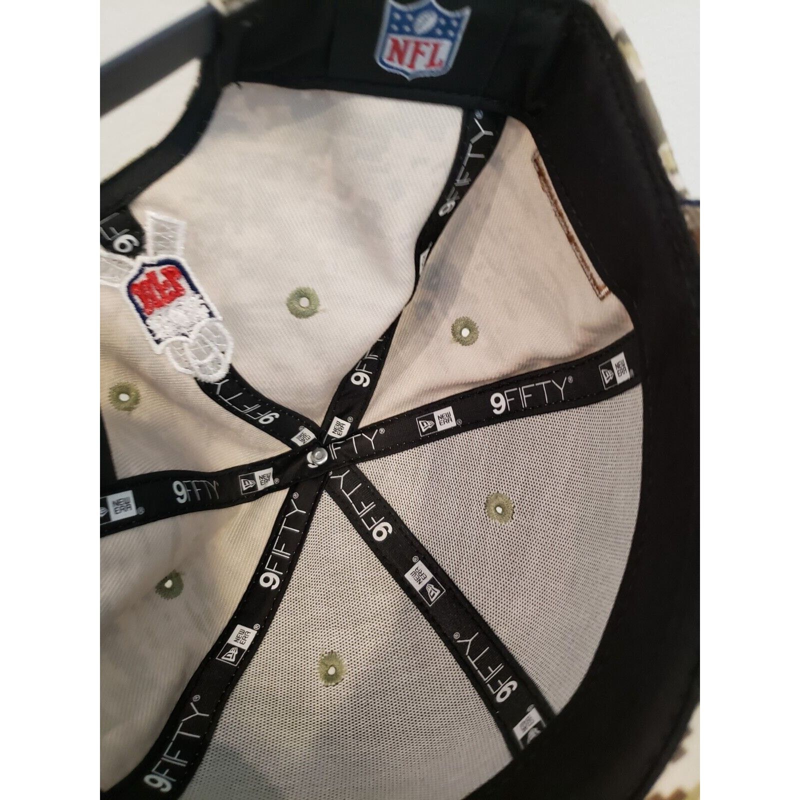 New Era Dallas Cowboys Hat 2023 Salute To Service Camo 950 New Era Size ONE SIZE - 5 Thumbnail