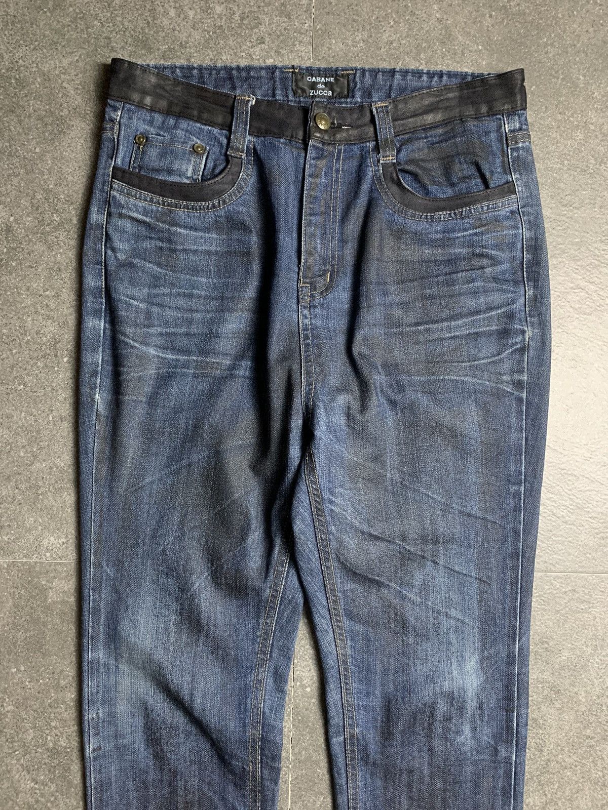 Issey Miyake 2000s Cabane de Zucca Overdyed Denim Size US 30 / EU 46 - 3 Thumbnail