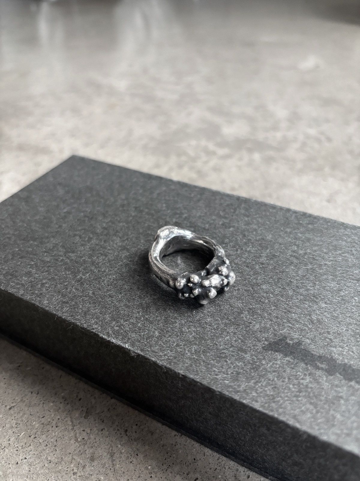 blackmerle Blackmerle Bone Ring Size ONE SIZE - 2 Thumbnail