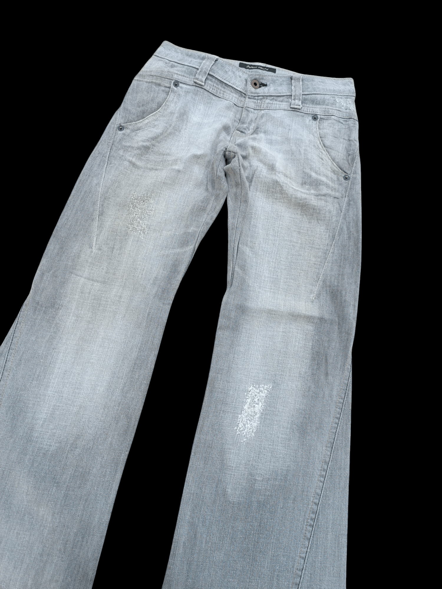 If Six Was Nine × Japanese Brand × Tornado Mart Vintage Camel Road Distressed Flare Jeans Size US 30 / EU 46 - 3 Thumbnail