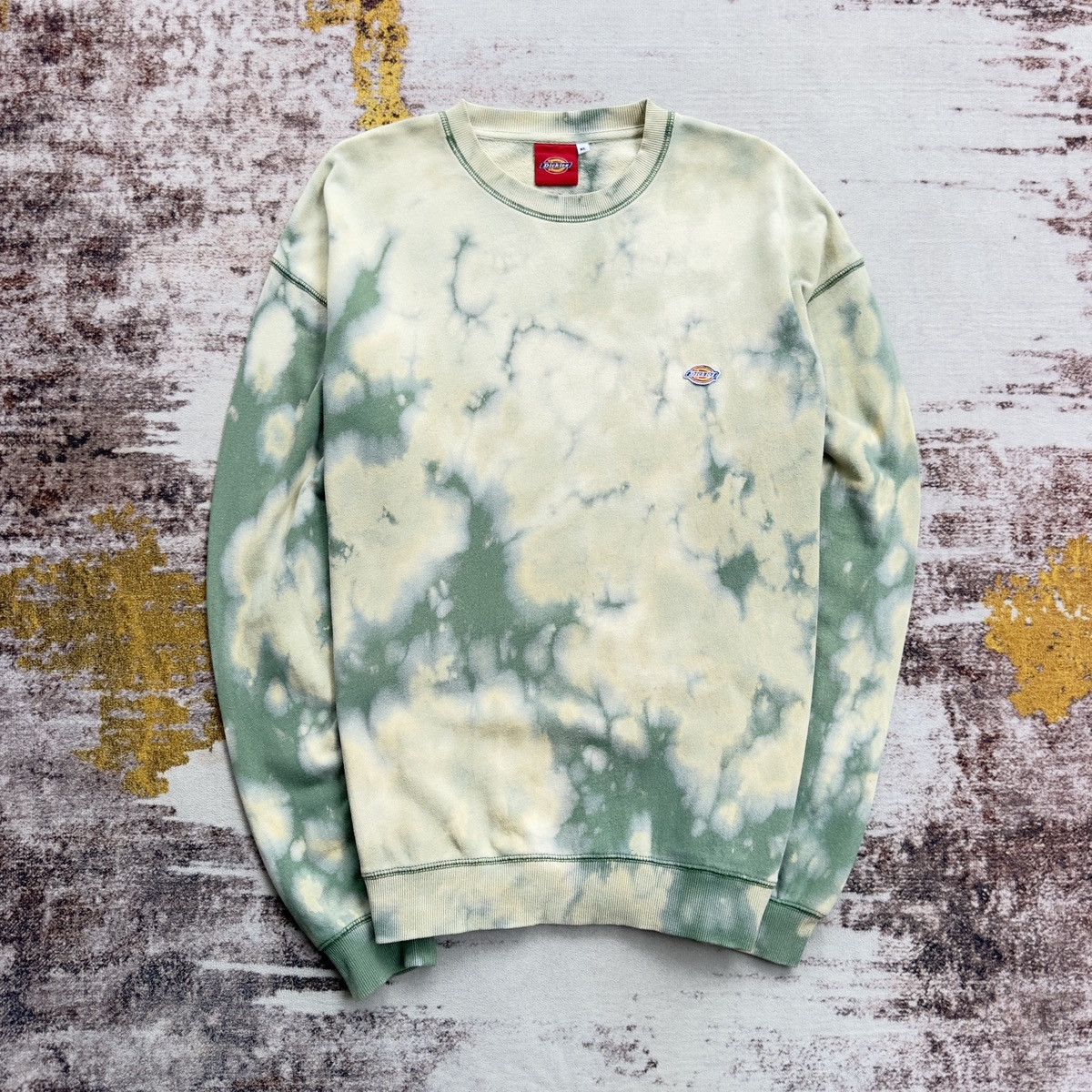Dickies VINTAGE DICKIES EMBROIDERY SMALL LOGO ACID WASH SWEATSHIRT Size US XL / EU 56 / 4 - 1 Thumbnail