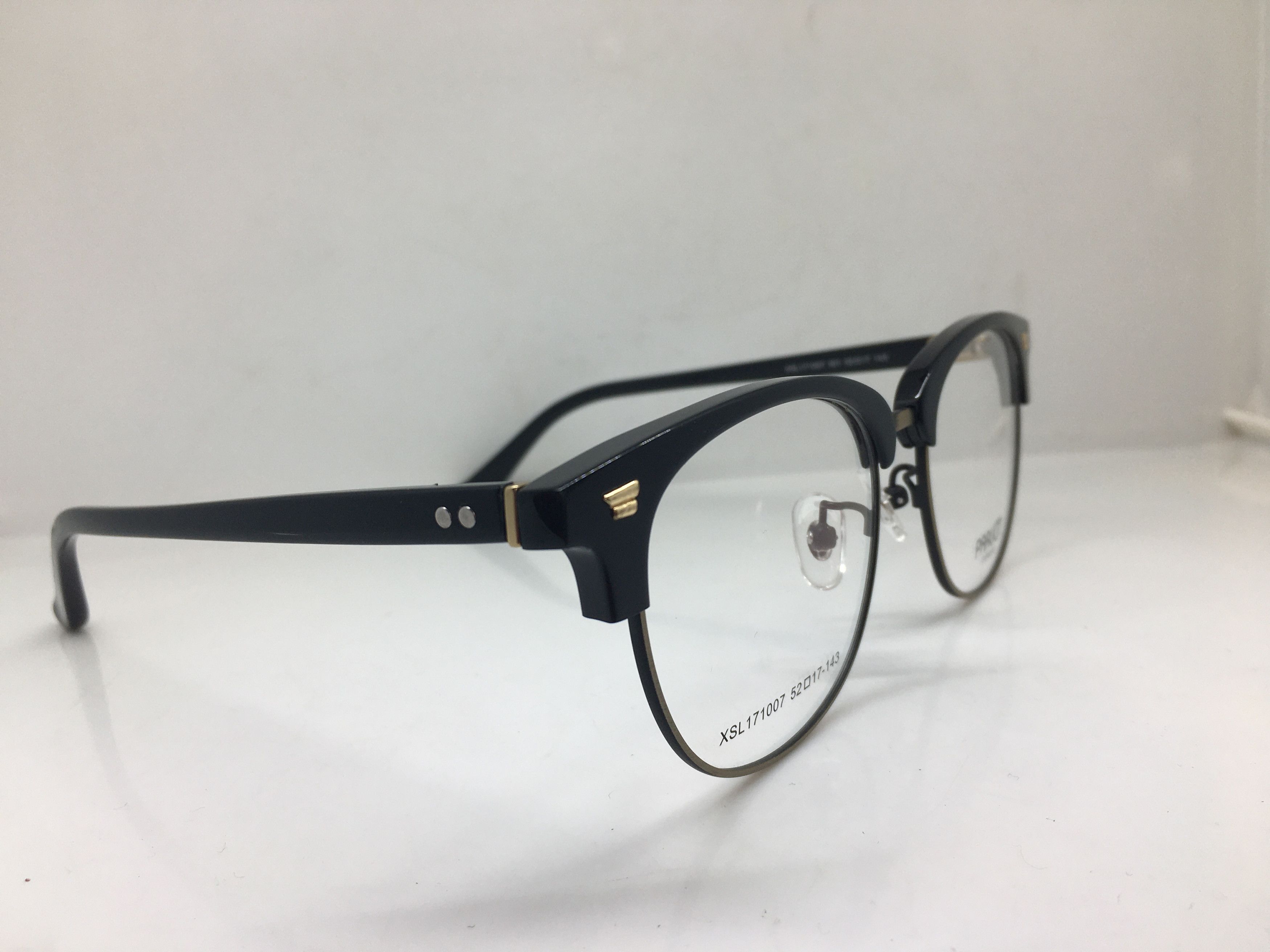 Other Paructt Black Copper Malcolm X Eyeglasses Frame Size ONE SIZE - 2 Thumbnail