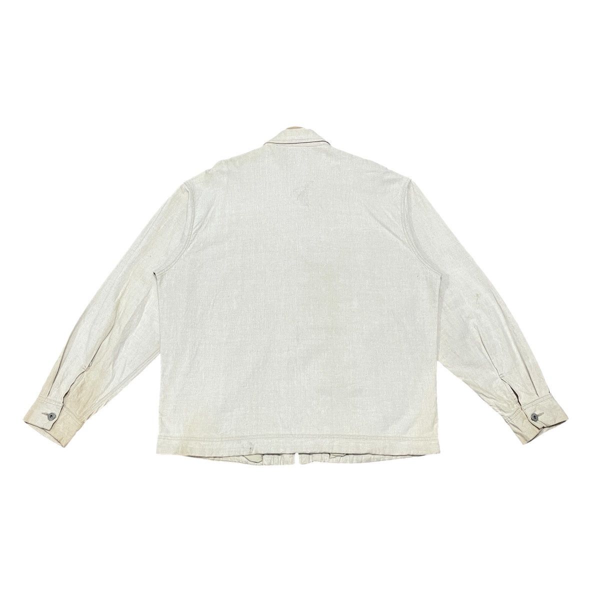 Nigel Cabourn Vintage Nigel Cabourn 80’s Linen Cotton Work Chore Jacket Size US XXL / EU 58 / 5 - 13 Thumbnail
