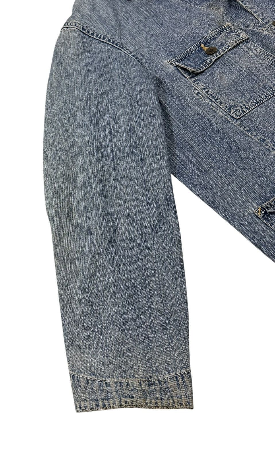 Edwin Vintage Edwin Chore Worker Distressed Denim Jacket Size US M / EU 48-50 / 2 - 10 Thumbnail