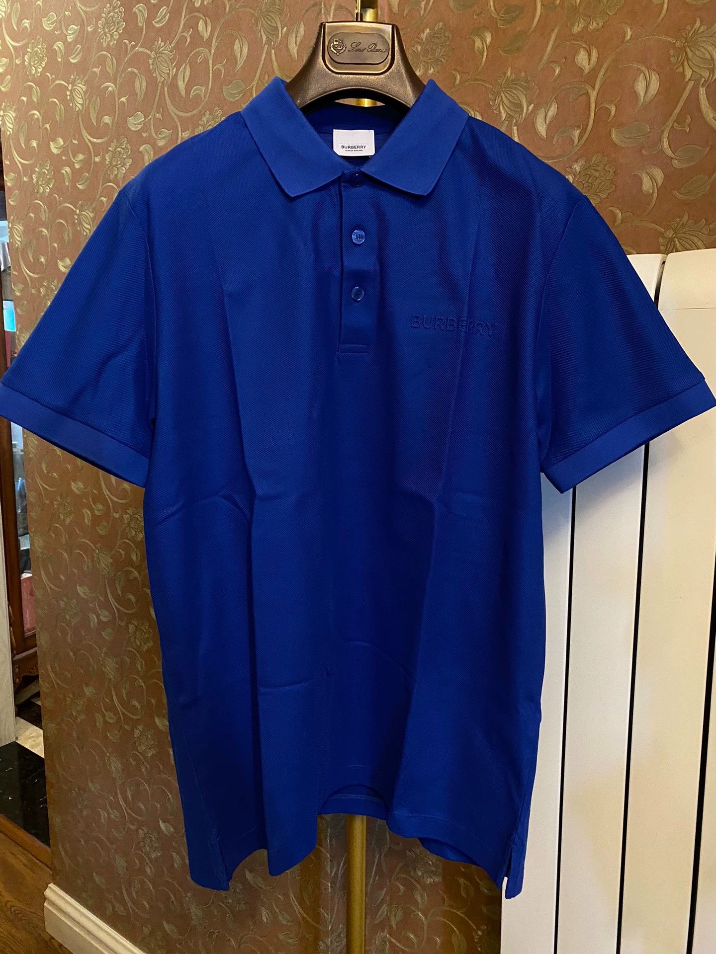 Burberry Burberry Raised Logo SS Polo Tee 8084367 NWT M/L Size US L / EU 52-54 / 3 - 1 Thumbnail