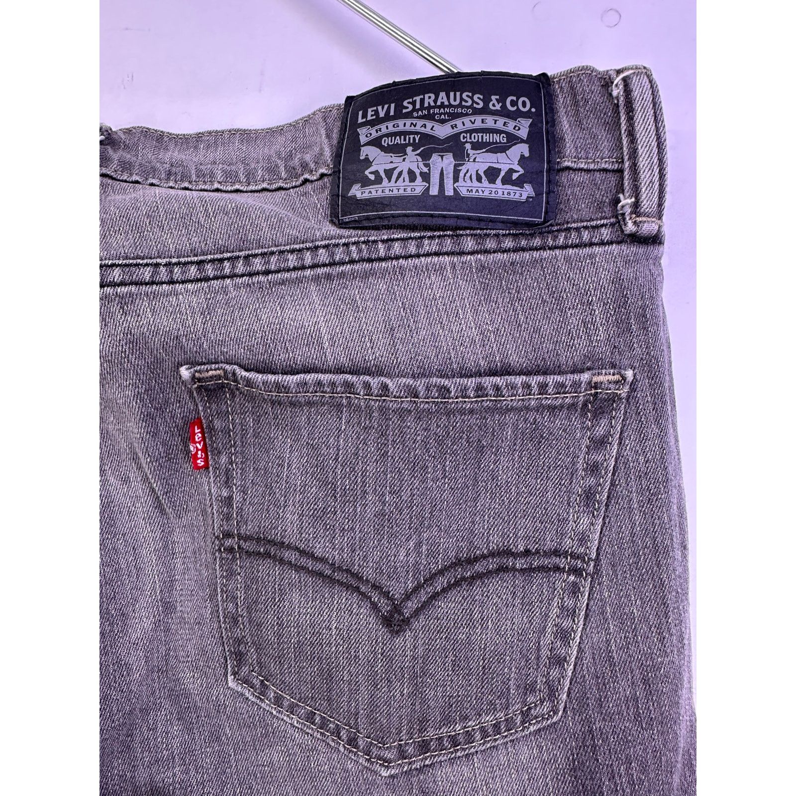 Levi's Vintage 2002 Levi’s Dark Gray Jeans Size w34 L30 straightfit Size US 34 / EU 50 - 11 Thumbnail