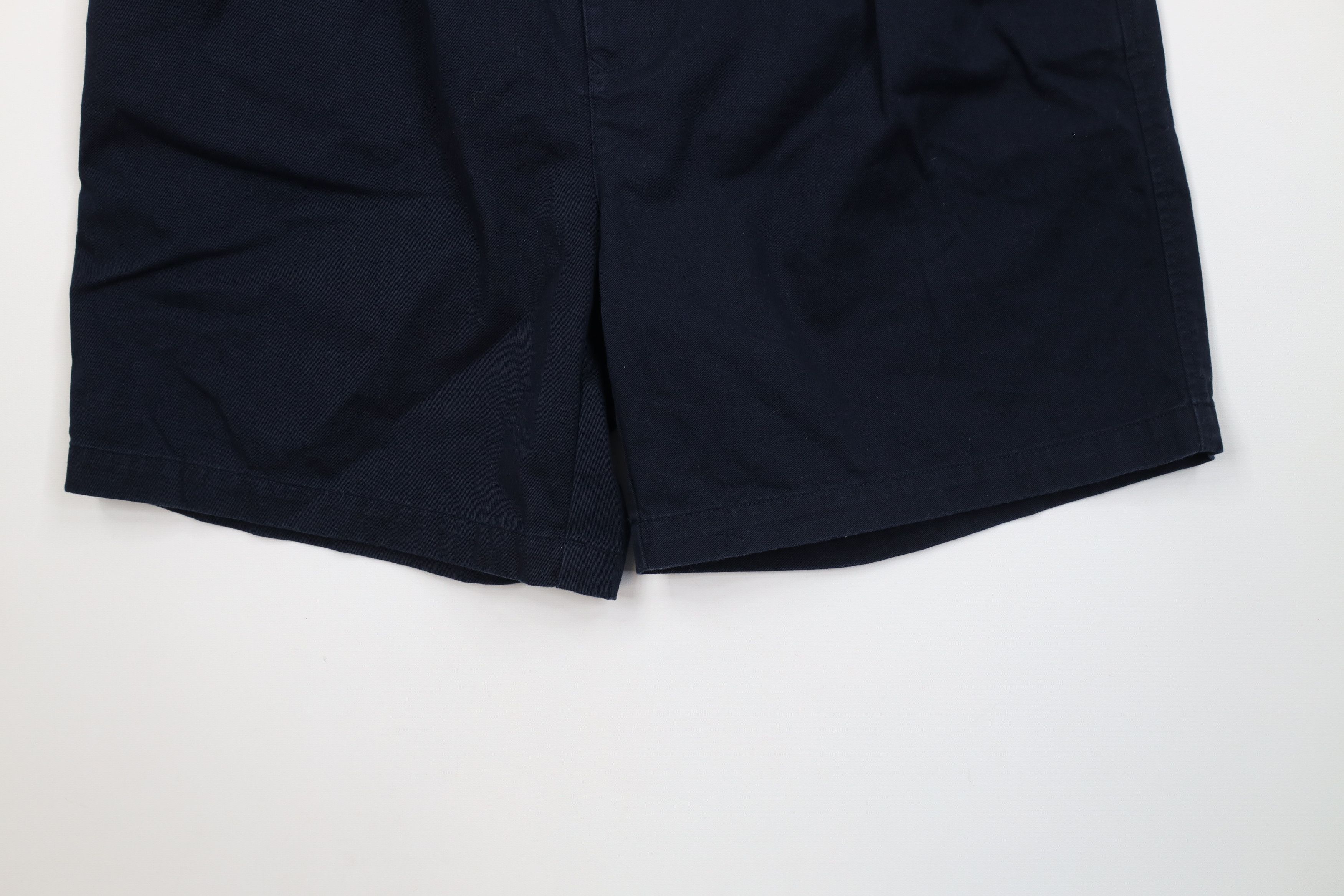 Tommy Hilfiger Vintage 90s Tommy Hilfiger Above Knee Chino Shorts Blue Size US 36 / EU 52 - 4 Thumbnail