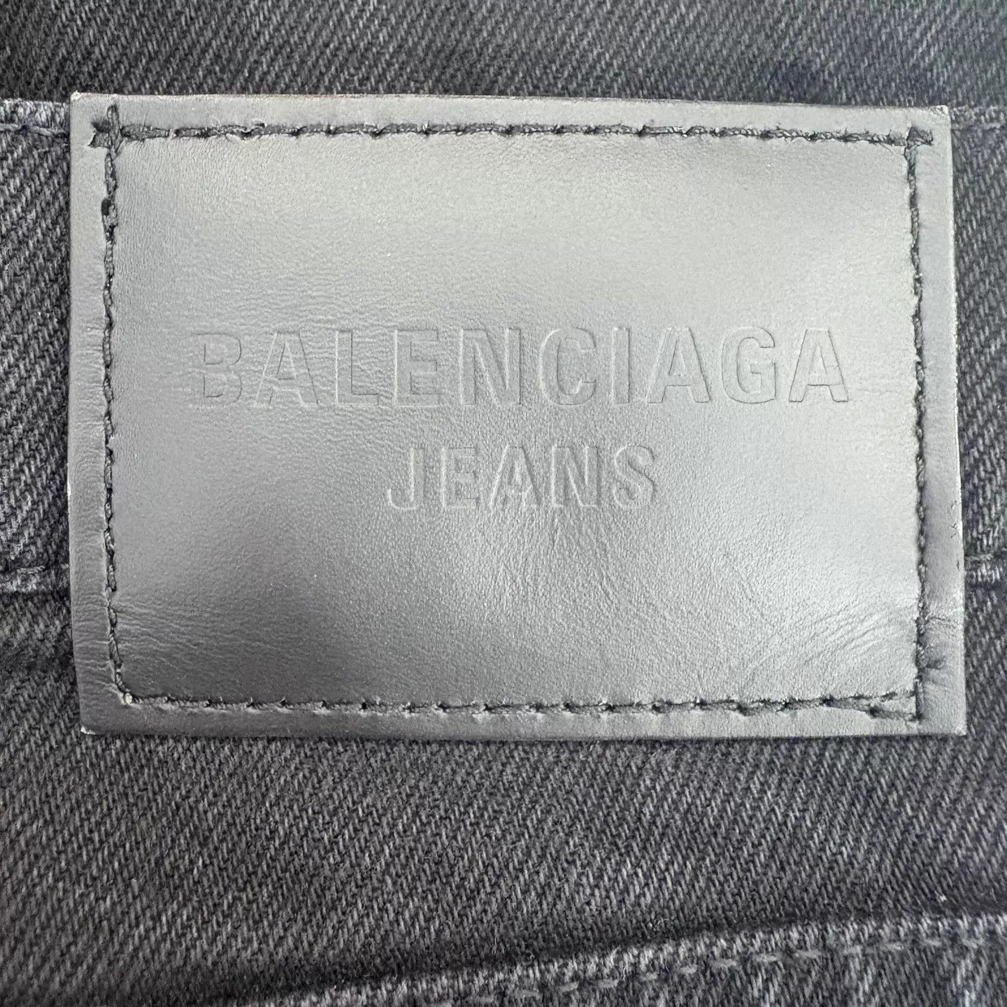 Balenciaga Balenciaga Distressed Washed LeatherTag Black M Jeans Size US 32 / EU 48 - 7 Thumbnail