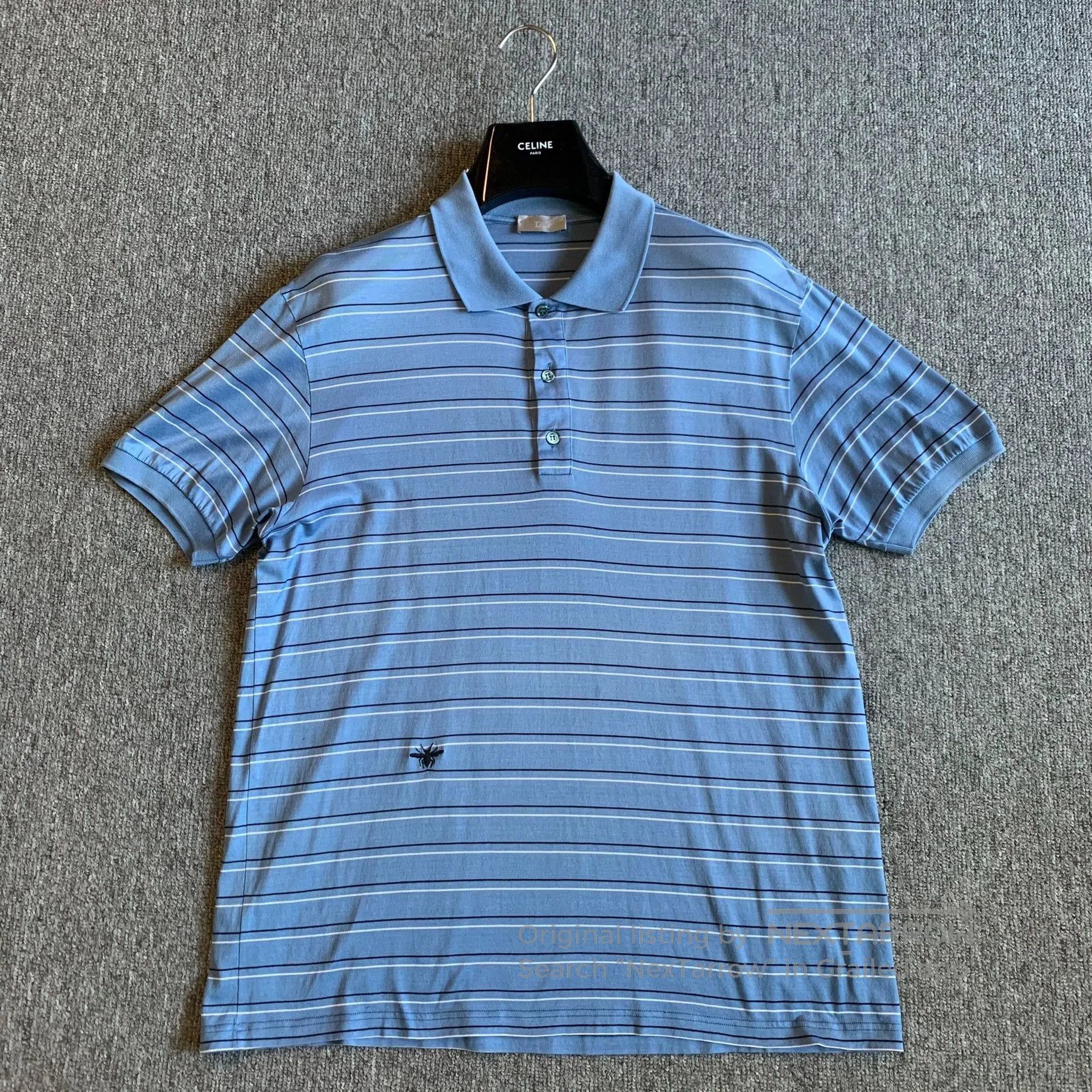 Dior × Hedi Slimane Dior Homme SS06 Blue & White Striped Union