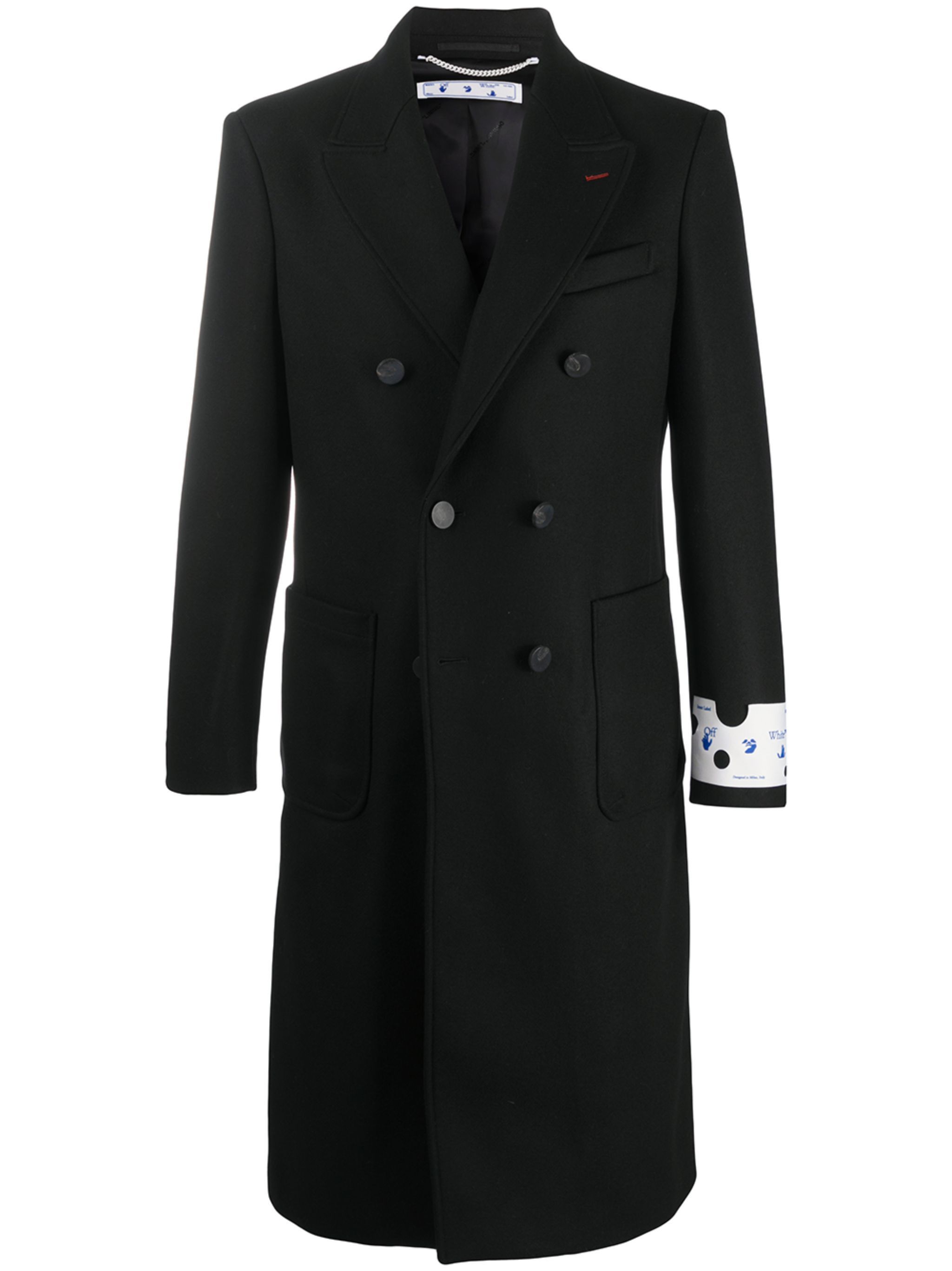 Off-White × Virgil Abloh Off-White double breasted wool coat- rare collection Virgil Size US L / EU 52-54 / 3 - 1 Thumbnail