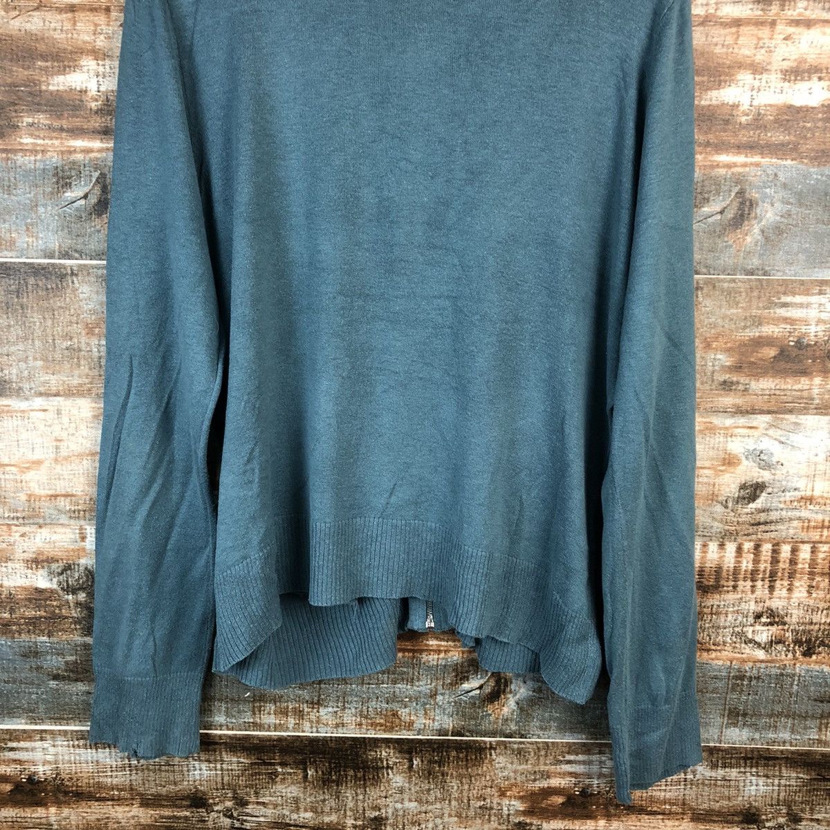 Homespun Knitwear × Japanese Brand Marie Claire Forum Green Knitwear #A2191 Size L / US 10 / IT 46 - 15 Thumbnail