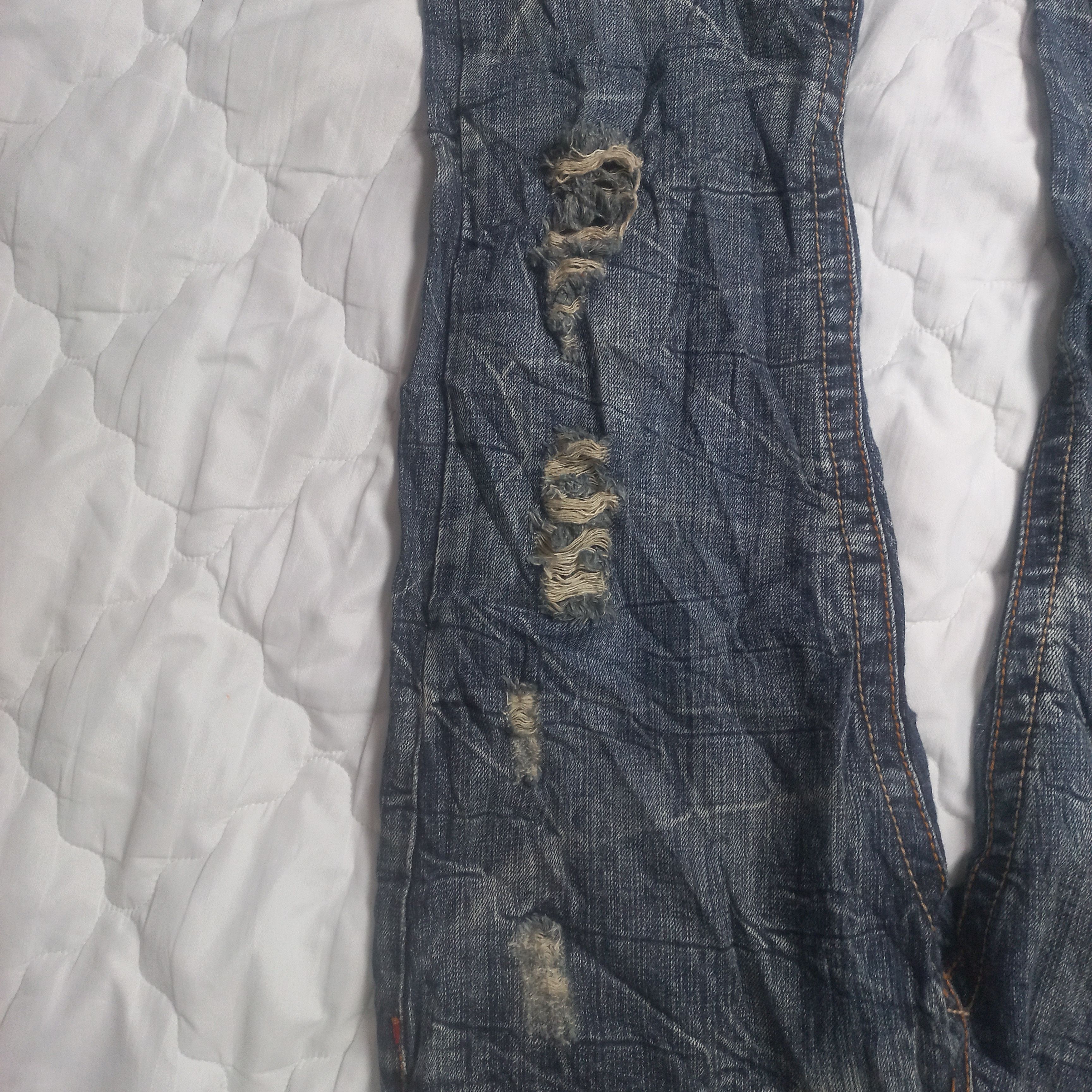 Japanese Brand × semanticdesign Semantic Design Distressed Denim Japanese Brand Size US 32 / EU 48 - 6 Thumbnail