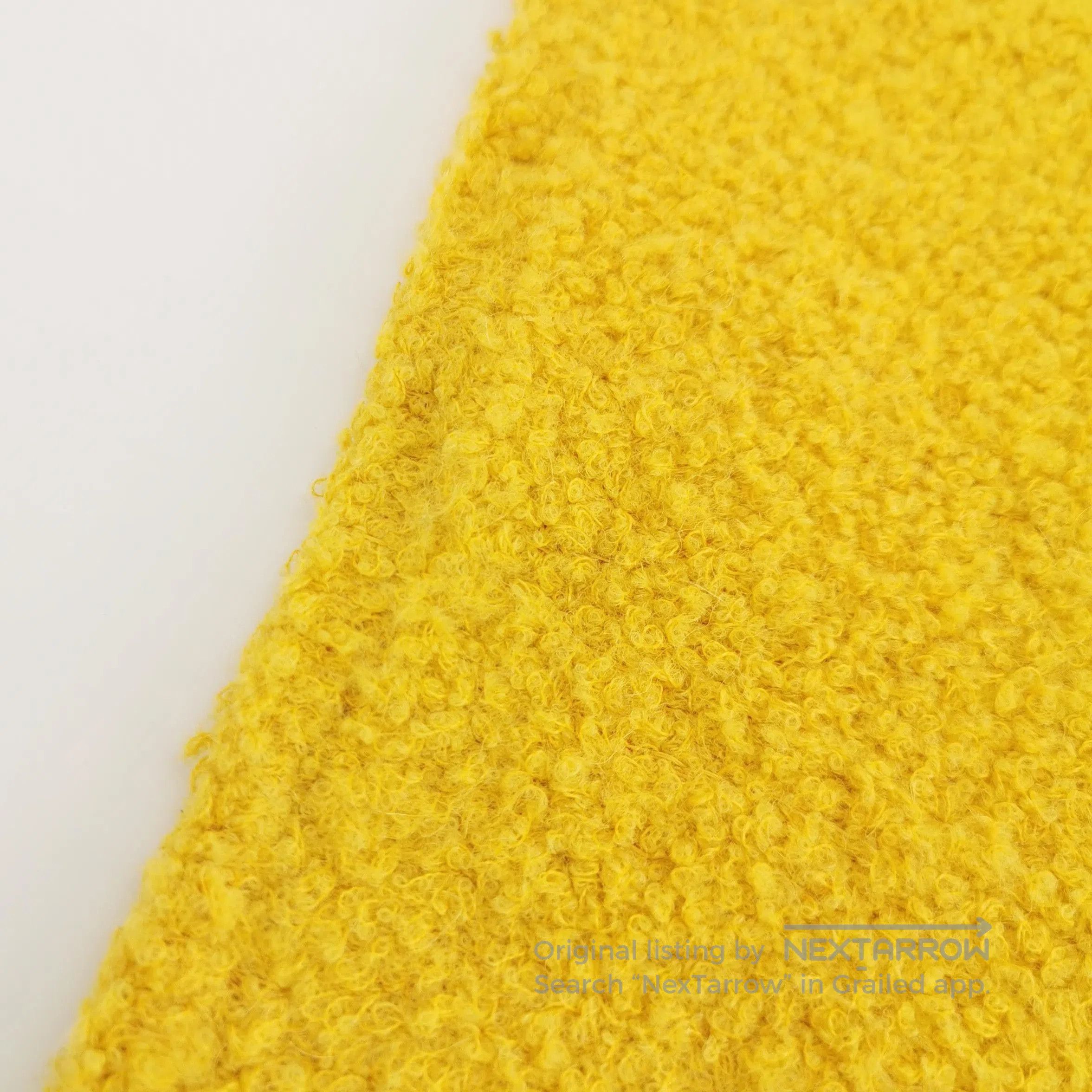 Prada Prada Yellow Alpaca Blend Midi Skirt . Size 41" - 4 Thumbnail