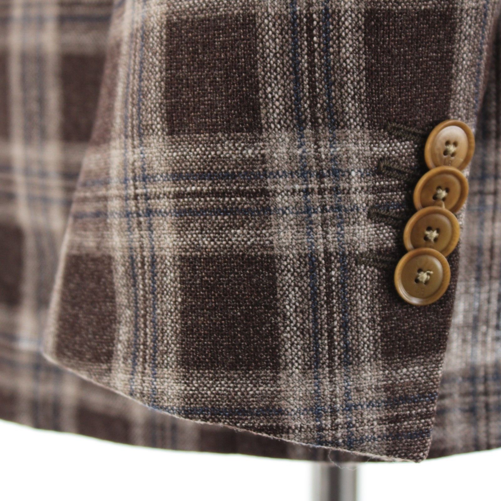 Luciano Barbera Luciano Barbera Sport Coat Size 42 US in Brown Size 42R - 3 Thumbnail