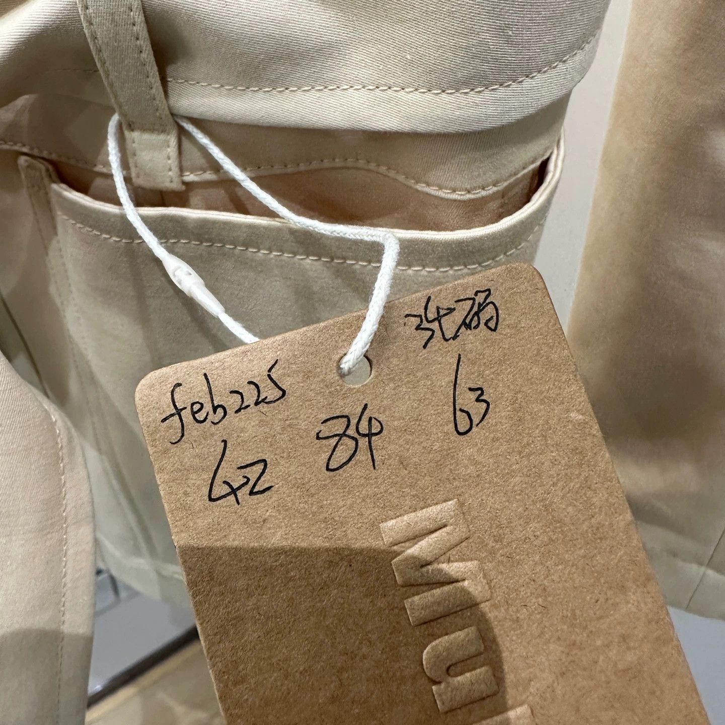 Hermes Hermes feb225 leather button-tie cotton jacket 34 Size XS / US 0-2 / IT 36-38 - 5 Thumbnail