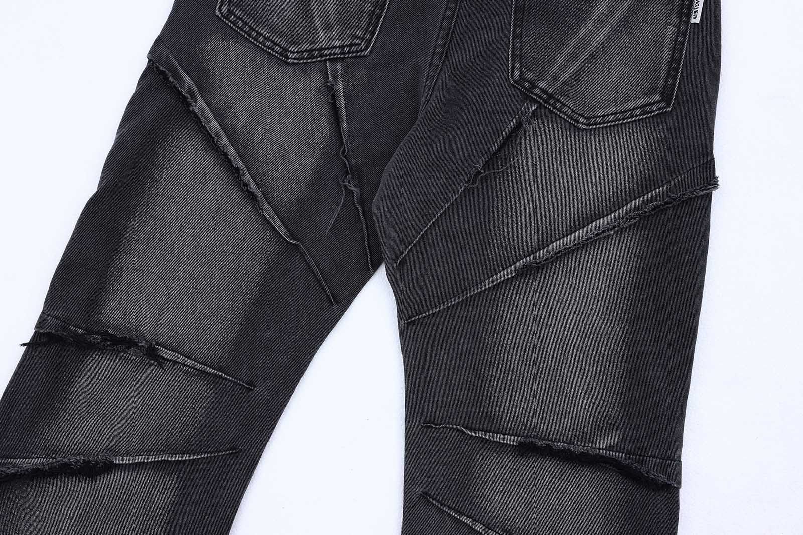 Japanese Brand × Jean Frayed Pantalones Hombre Baggy Denim Size US 30 / EU 46 - 8 Thumbnail