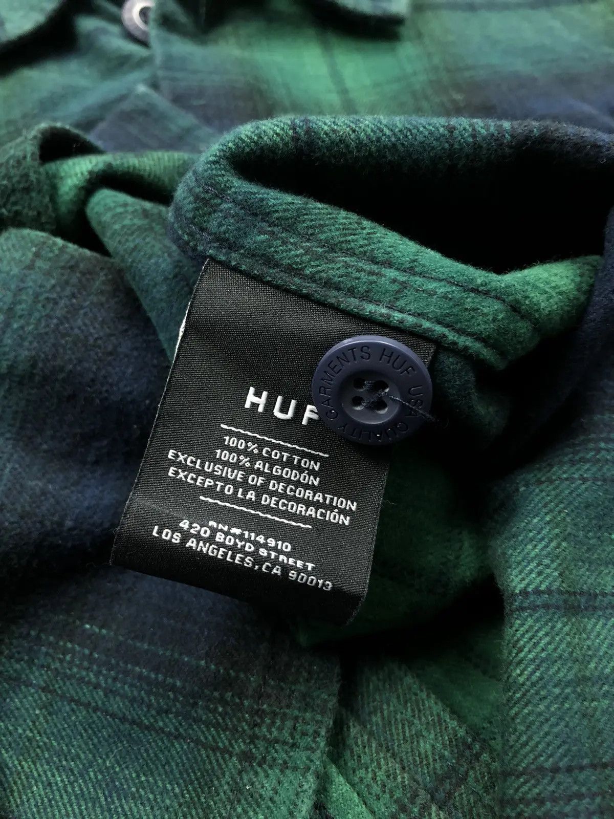Huf HUF Hype Button Up Owershirt Checkered Skateboard Streetwear Size US M / EU 48-50 / 2 - 8 Thumbnail