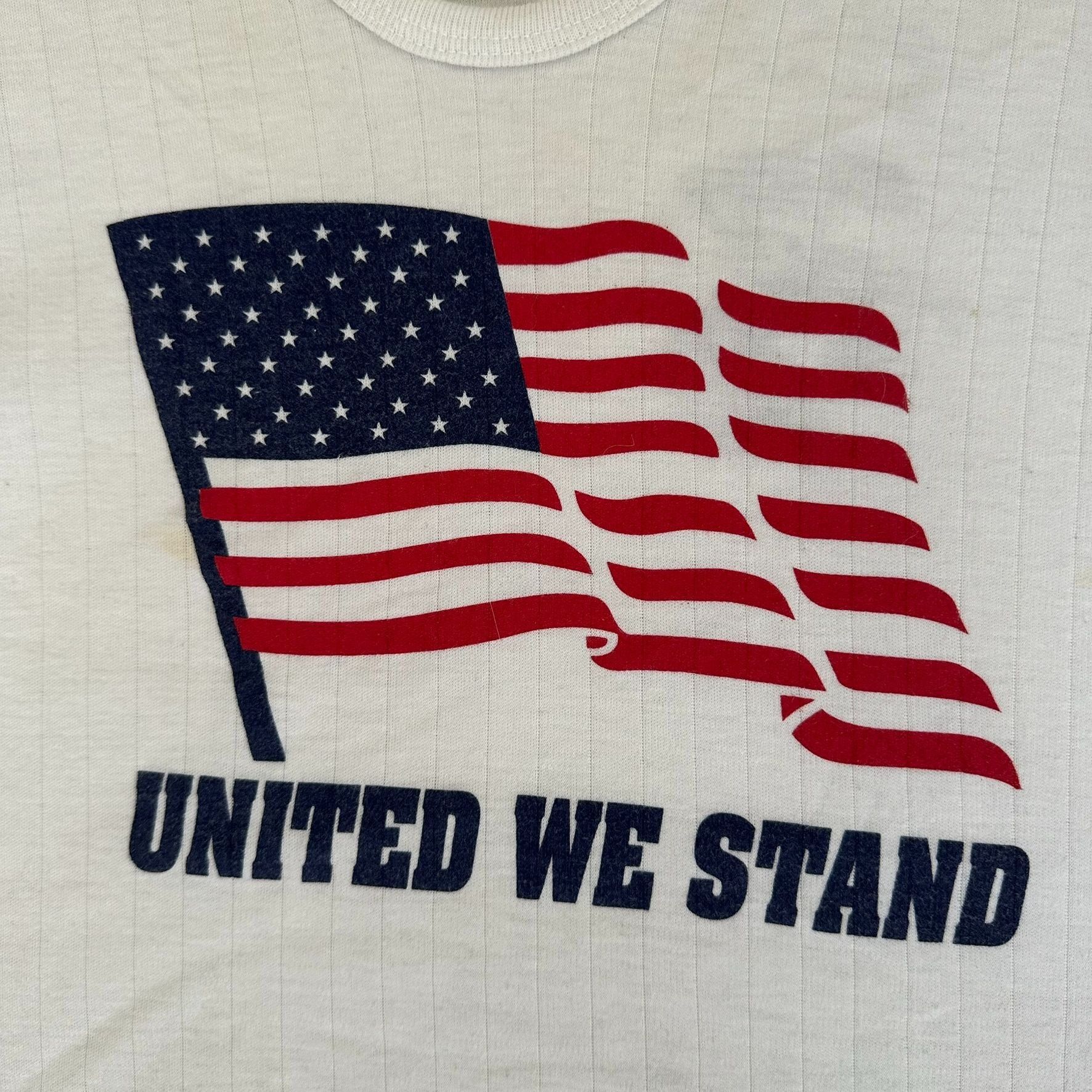 Russell Athletic Vintage 90s Russell Athletic United We Stand USA Raglan T-Sh Size US M / EU 48-50 / 2 - 2 Thumbnail