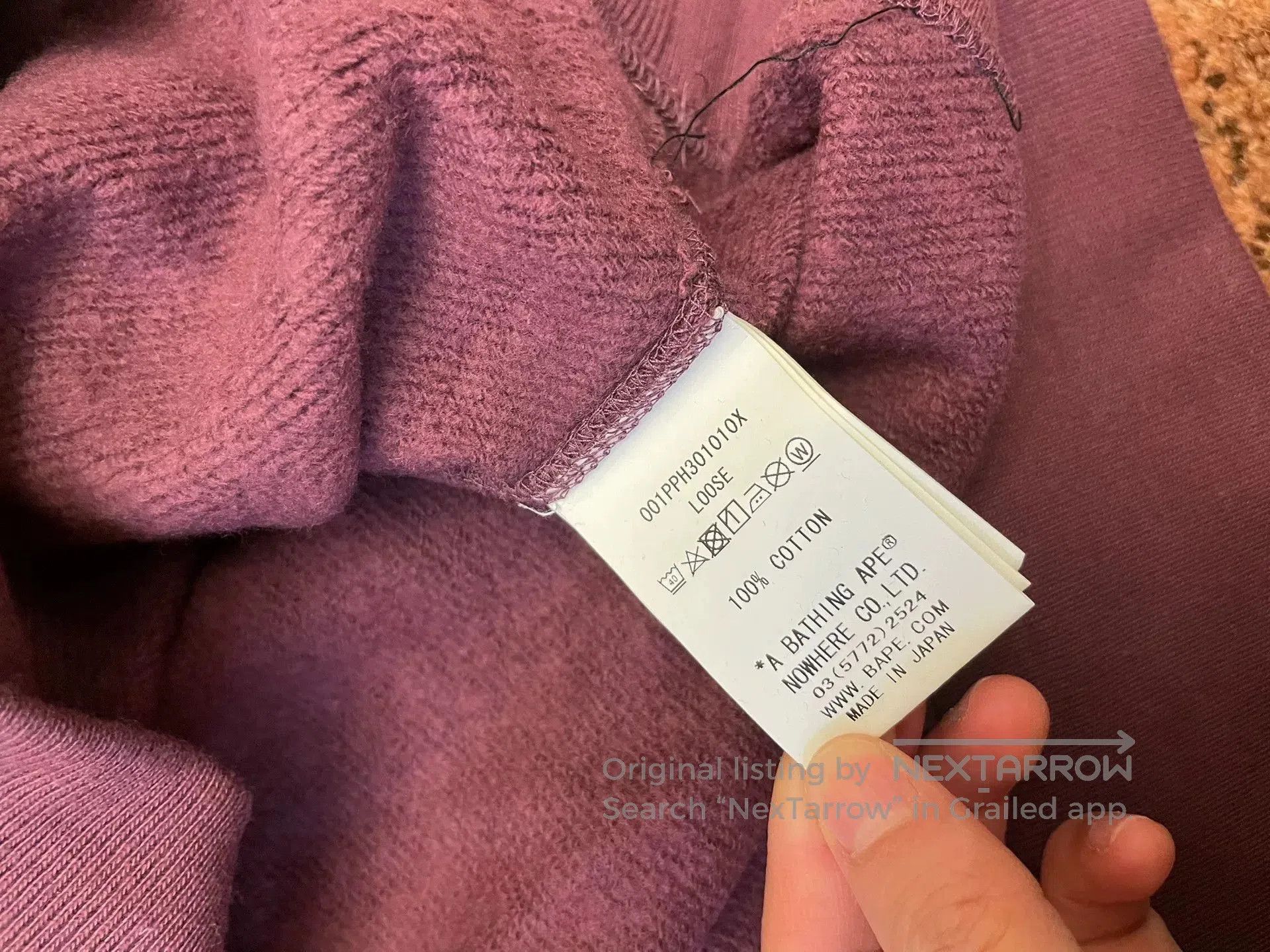 Bape Bape Printed Hoodie. Size US XXL / EU 58 / 5 - 6 Thumbnail