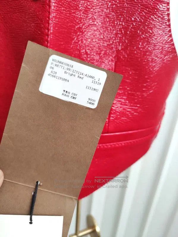 Burberry Burberry Red Jacket for Women - XS Size. Size XS / US 0-2 / IT 36-38 - 4 Thumbnail