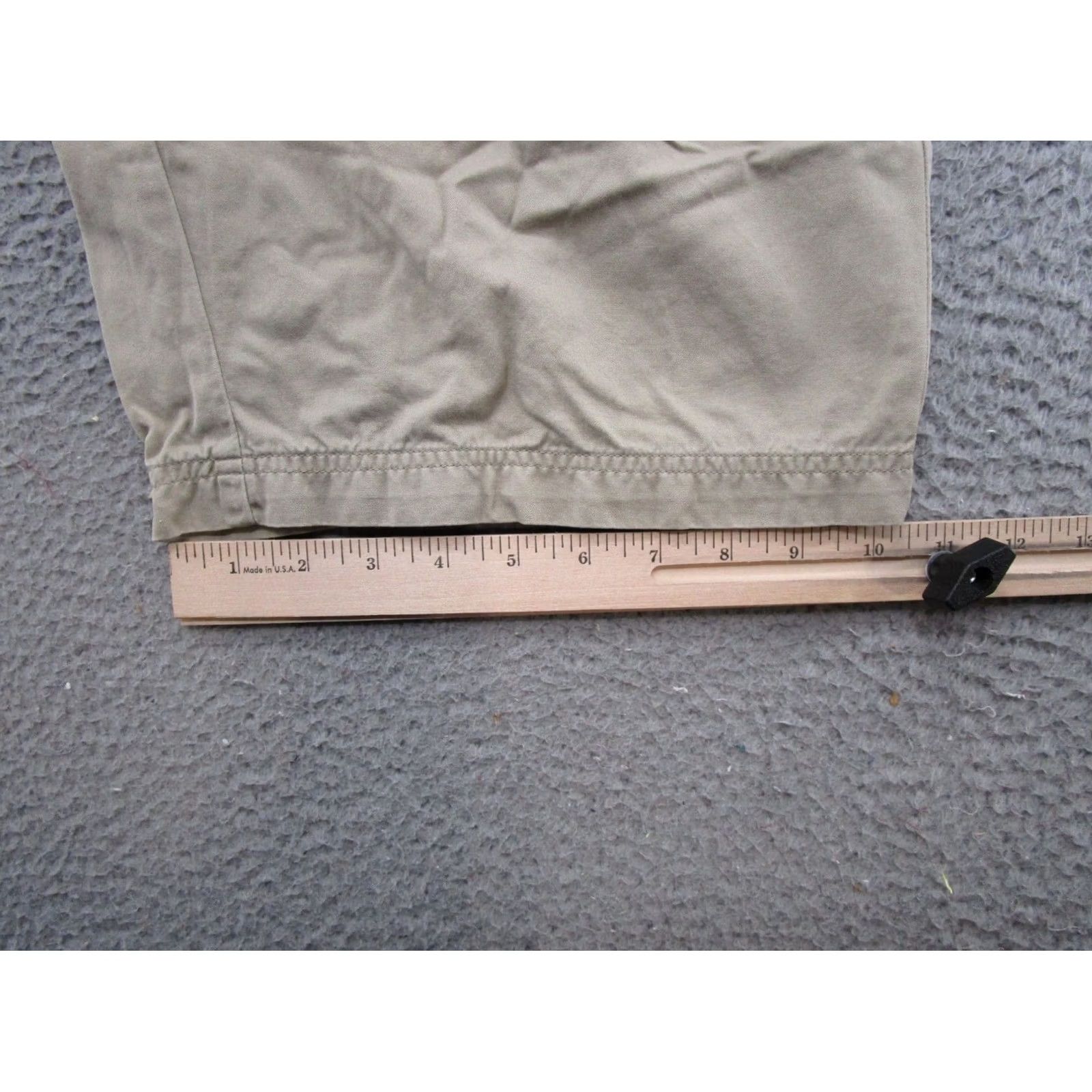 Vintage Woolrich Womens 4 Beige Pleated Hiking High Rise Mom Shorts Outdoor Khaki Size 27" / US 4 / IT 40 - 7 Thumbnail
