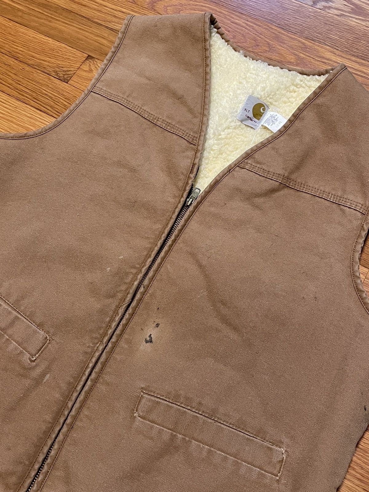 Carhartt Vintage Carhartt Sherpa-Lined Vest Size US XL / EU 56 / 4 - 3 Thumbnail