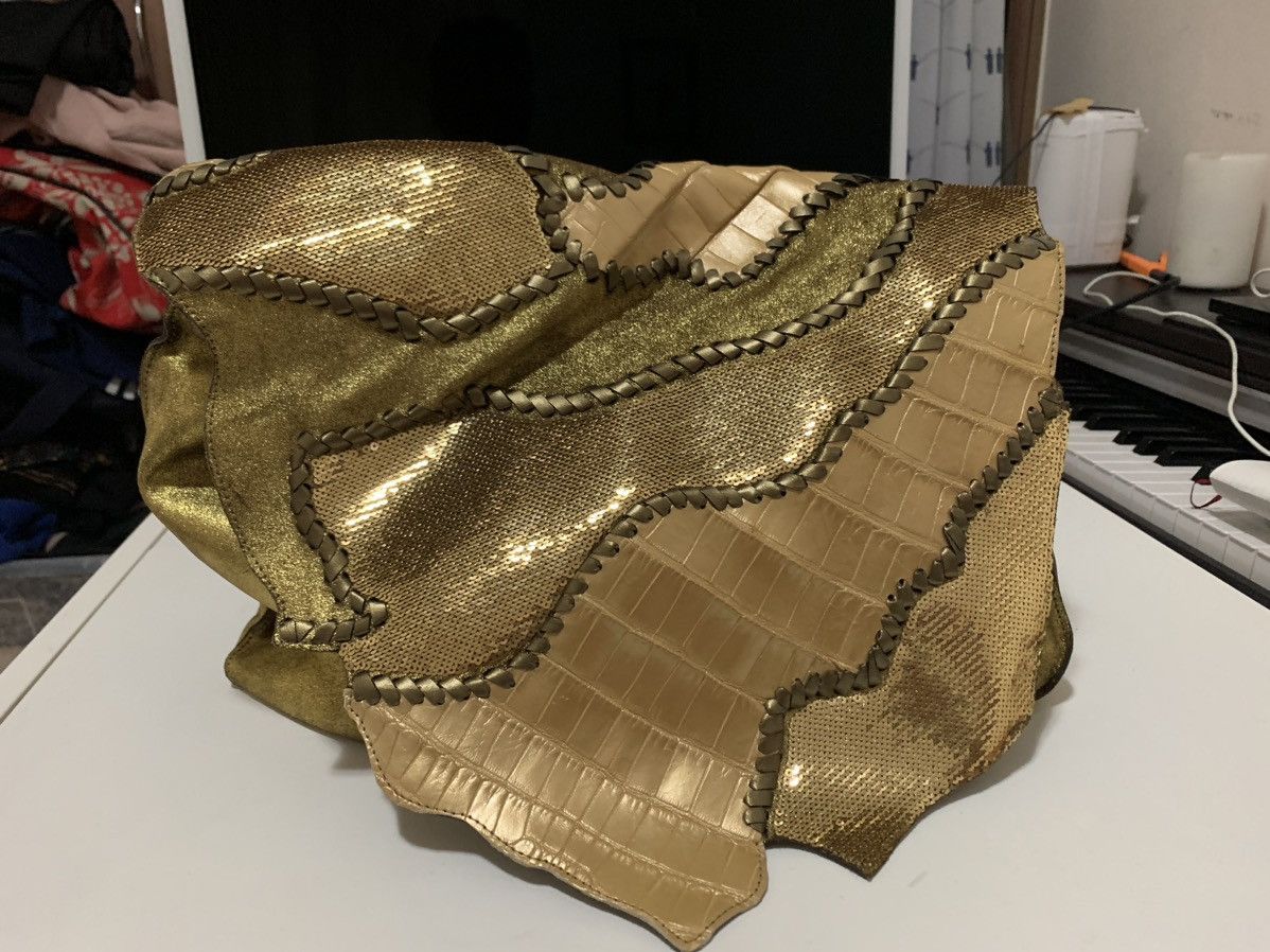 Balmain Balmain by Christophe Decarnin Golden Croc Messenger Size ONE SIZE - 12 Thumbnail