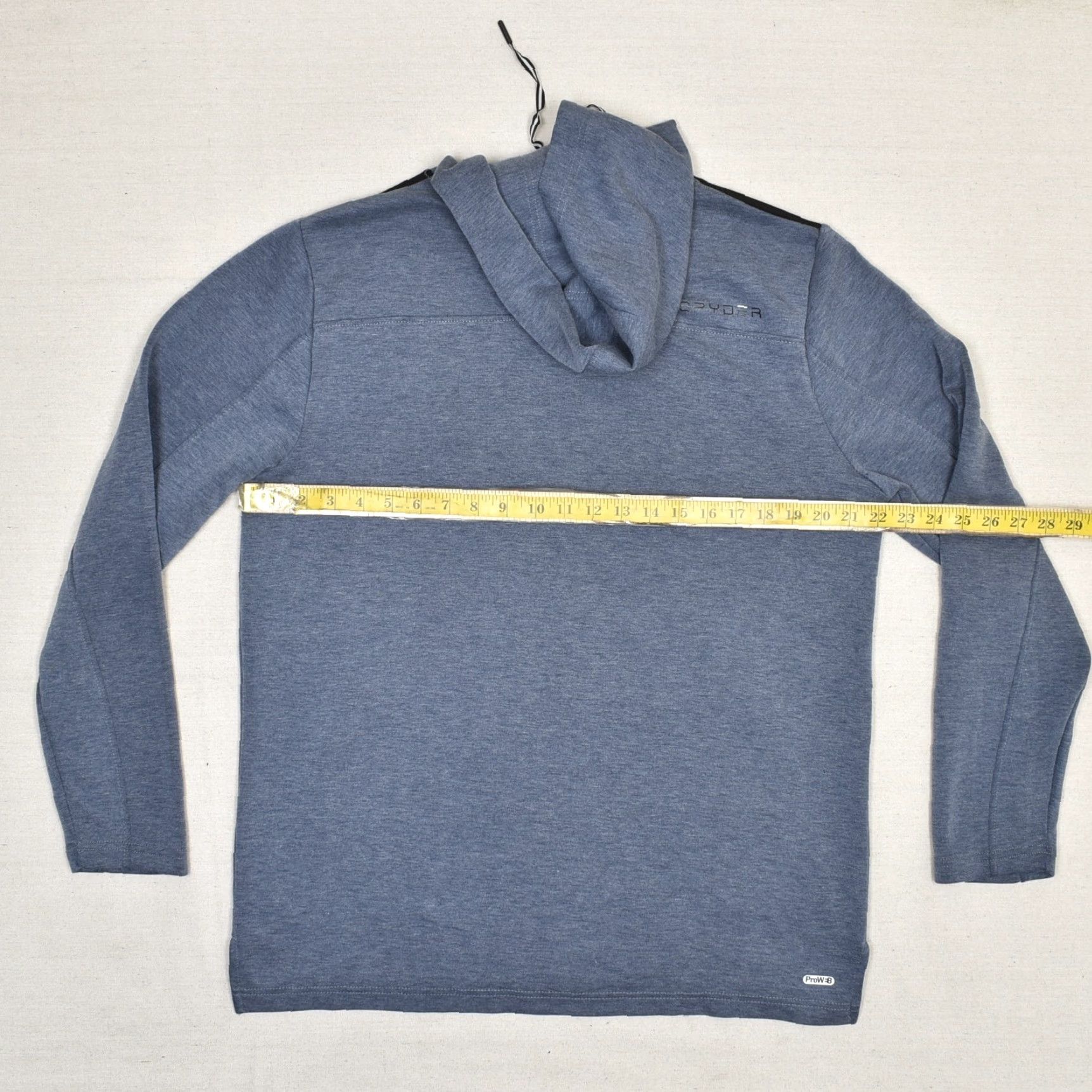 Spyder Spyder Active Men's Pullover Hoodie Sweater Polyester Blue Size L Pockets Solid Size US L / EU 52-54 / 3 - 4 Thumbnail