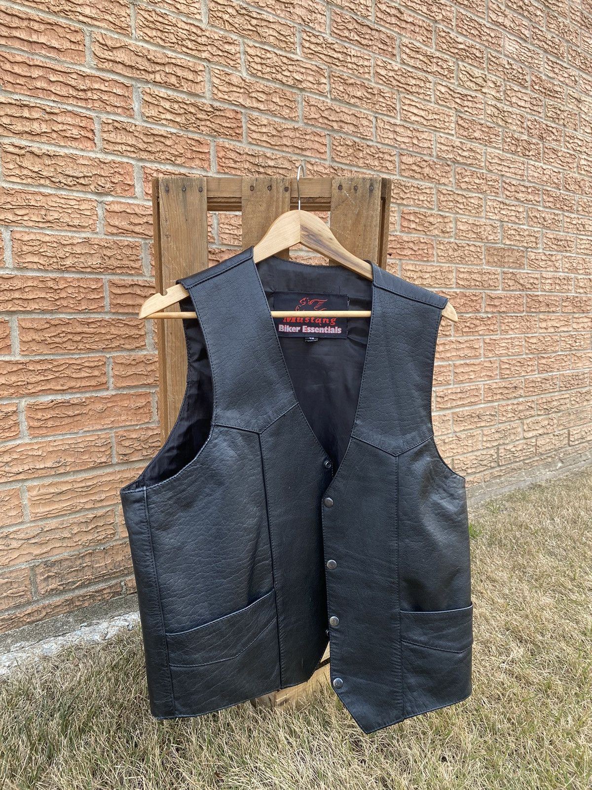 Mustang Vintage Mustang Biker Vest | Grailed