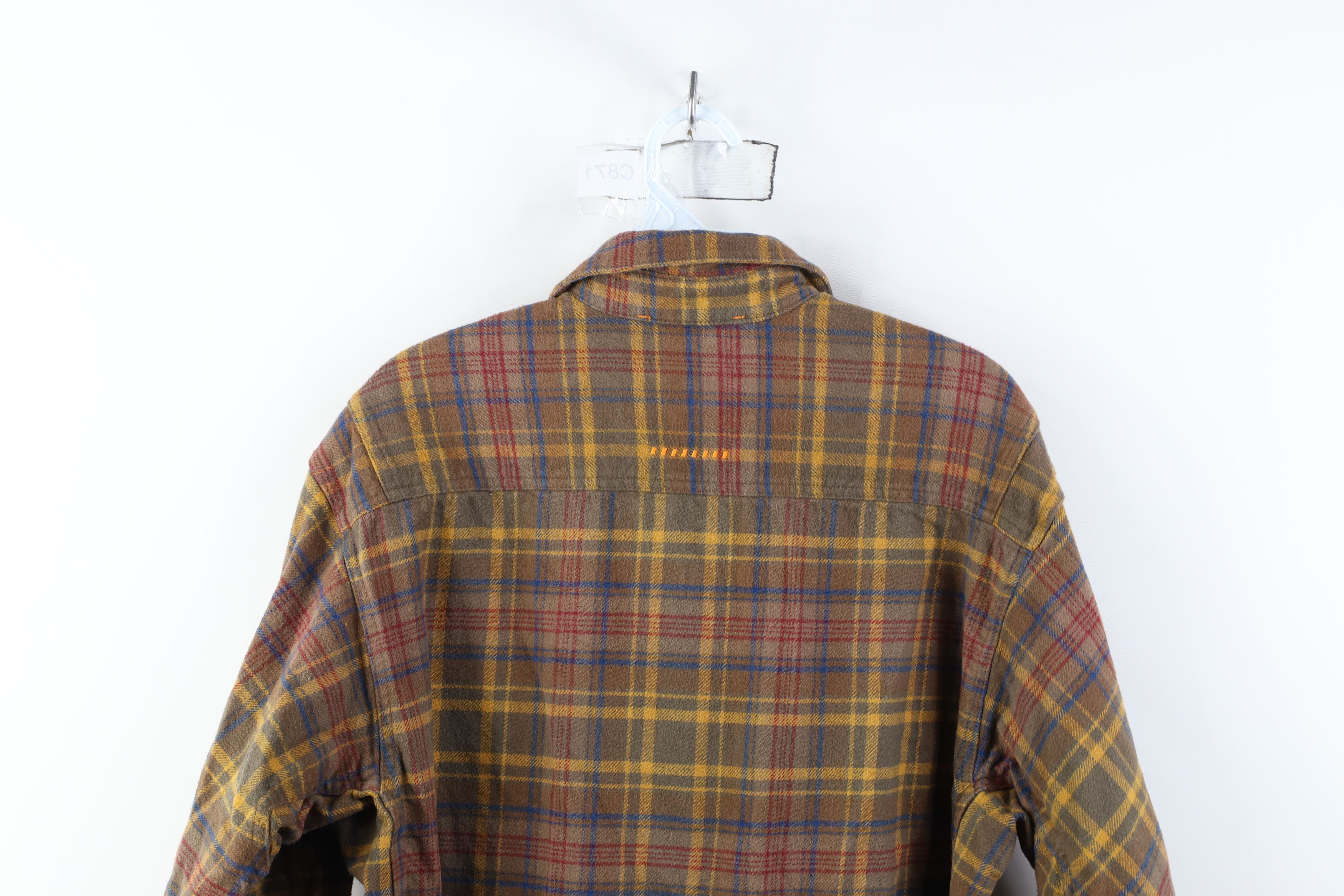 Ariat Ariat Rebar Heavyweight Flannel Collared Button Shirt Plaid Size US S / EU 44-46 / 1 - 13 Thumbnail