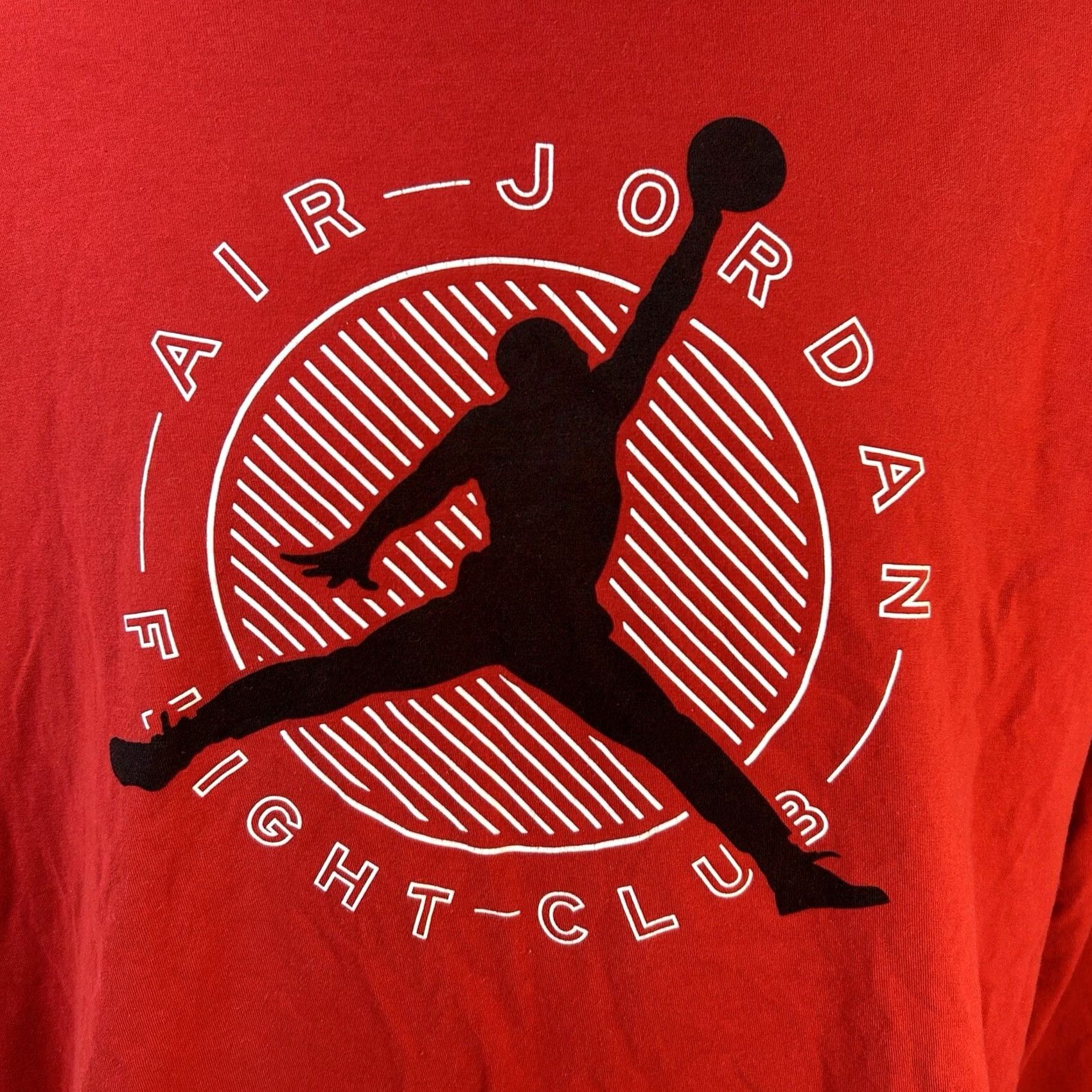 Jordan Brand VINTAGE Air Jordan Flight Club Long Sleeve Shirt Men Large Red Jump Man Crew Neck Size US L / EU 52-54 / 3 - 5 Thumbnail