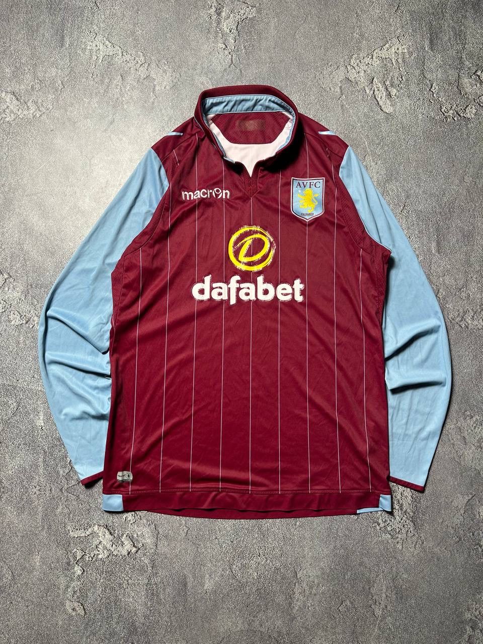 Vintage Aston Villa Home football Jersey Long Sleeve Soccer England Size US M / EU 48-50 / 2 - 7 Thumbnail