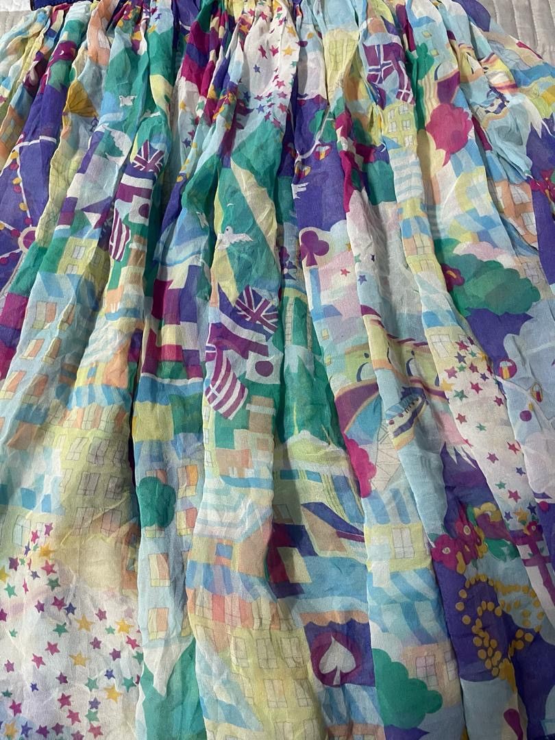 Tsumori Chisato Issey Miyake by Tsumori Chisato Silk Skirt Size 28" / US 6 / IT 42 - 8 Thumbnail