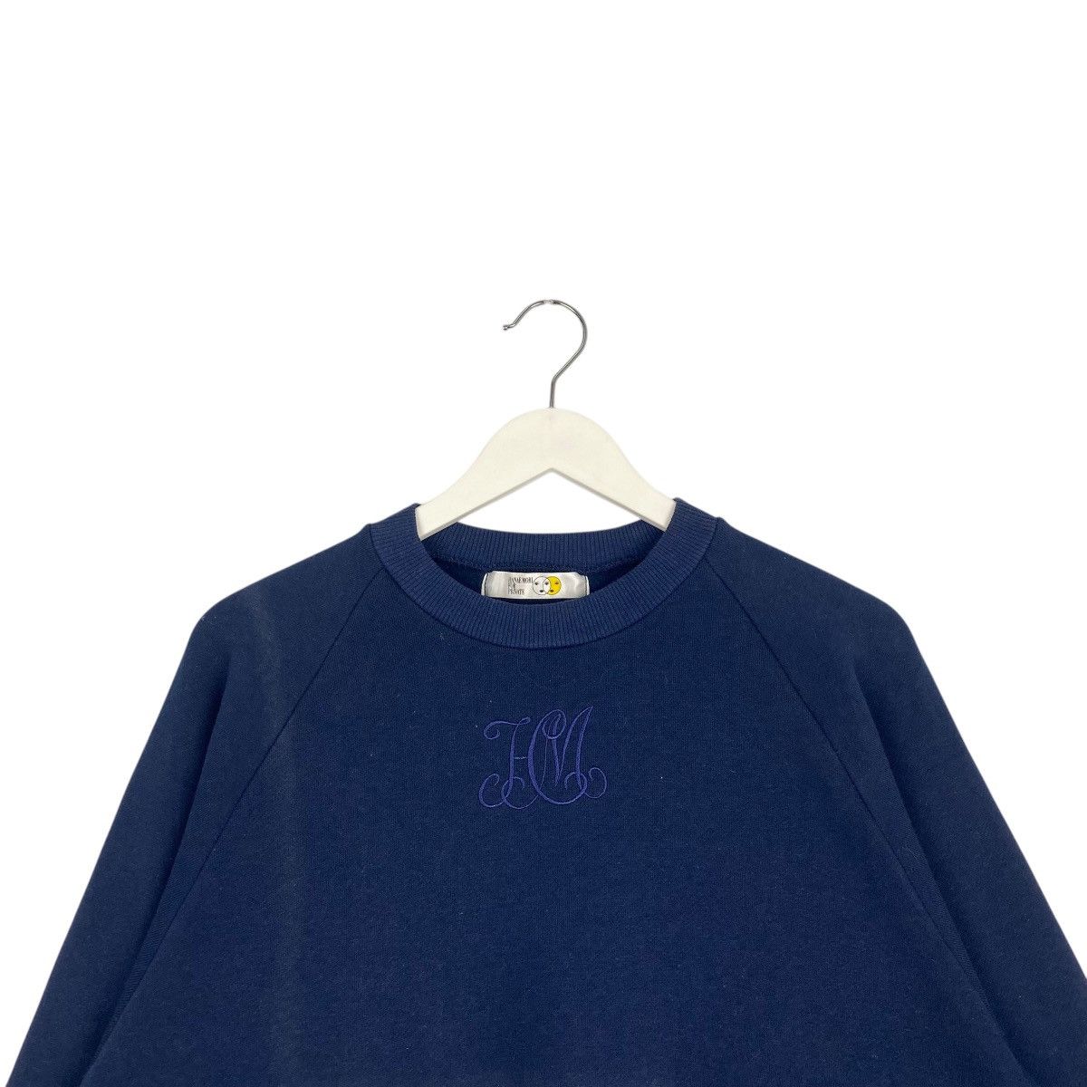 Vintage Vintage Cerruti 1881 Nino Crewneck Sweatshirt Navy Blue Size M / US 6-8 / IT 42-44 - 4 Thumbnail