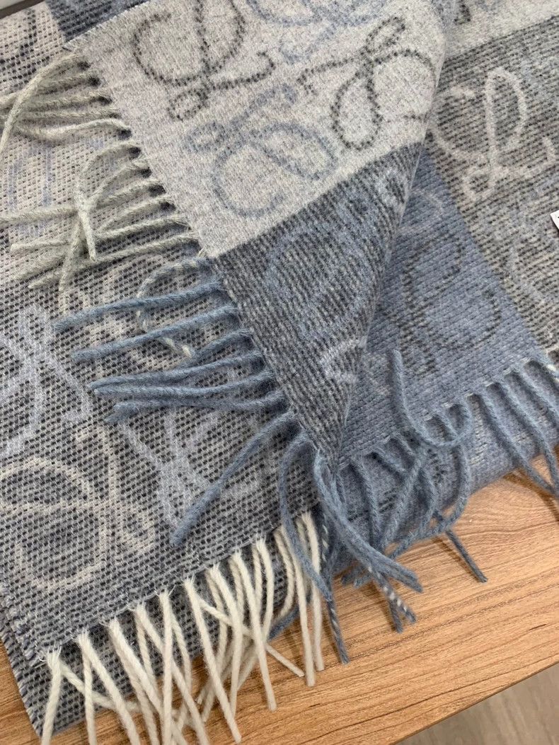 Loewe LOEWE Cashmere scarf Size ONE SIZE - 4 Thumbnail