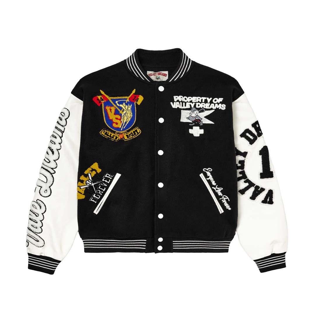 Vale Forever Alumni Black Varsity Jacket Size US XL / EU 56 / 4 - 1 Thumbnail