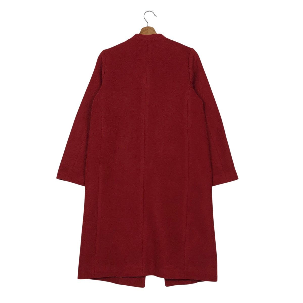 Japanese Brand 📌Rich Red Vintage Long Wool Jacket Ships Issey Miyake Size M / US 6-8 / IT 42-44 - 10 Thumbnail