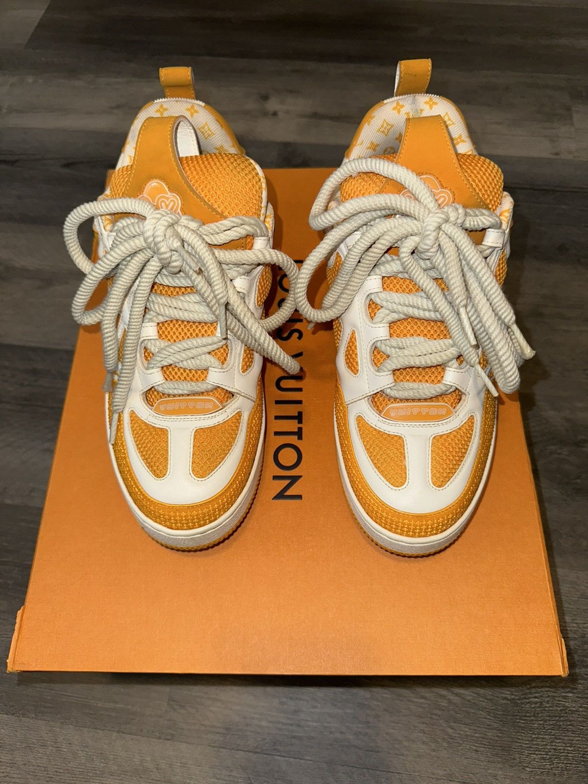 Louis Vuitton Louis Vuitton Skate ‘Orange’ Size 7LV 8-8.5us Size US 8 / EU 41 - 1 Thumbnail