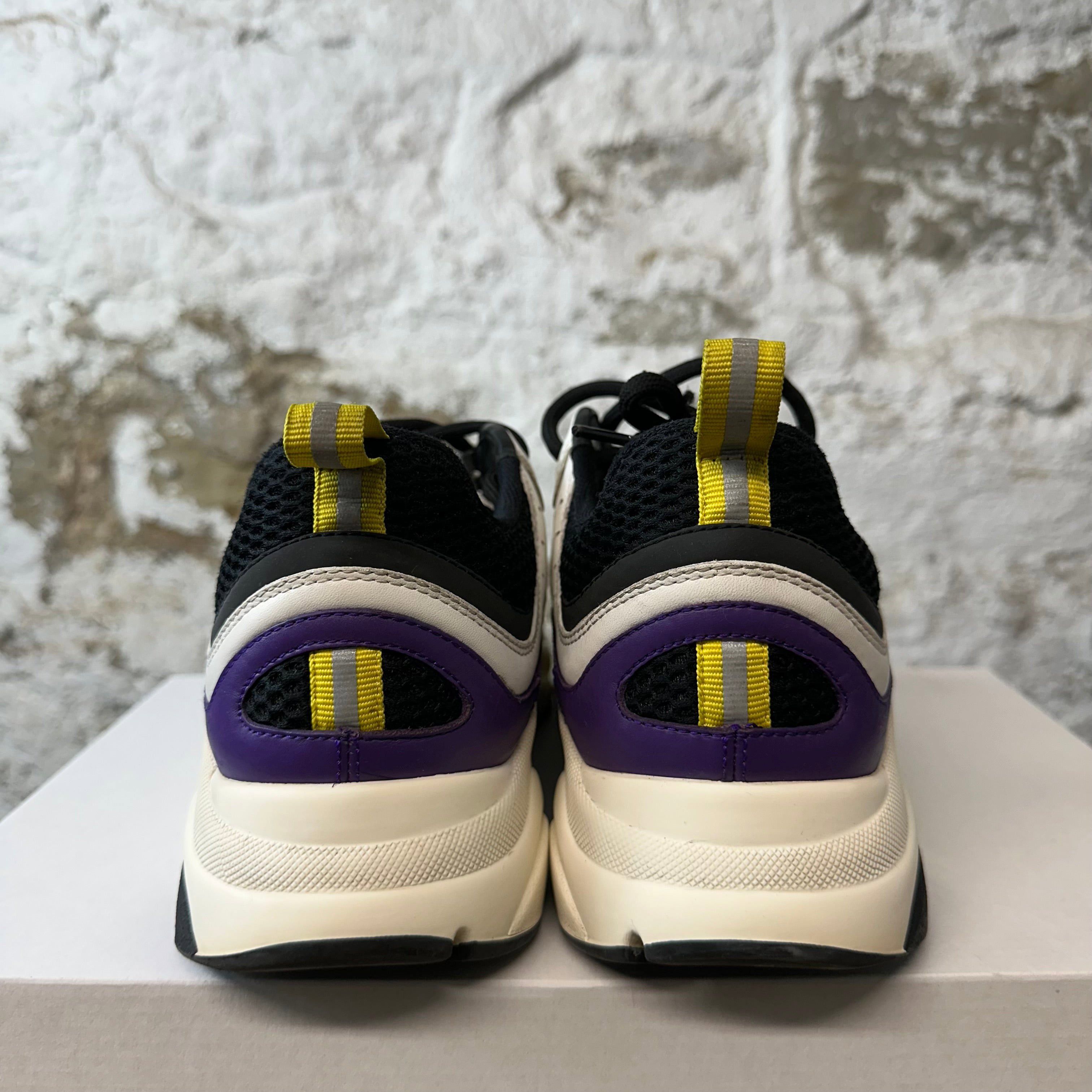 Dior Dior B22 Black White Purple Sneaker Sz 7 (40) Size US 7 / EU 40 - 5 Thumbnail