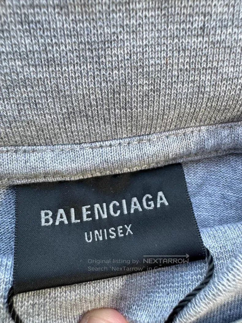 Balenciaga Balenciaga Grey Fake Two-Piece Patchwork Shoulder Sleeve H Size US S / EU 44-46 / 1 - 5 Thumbnail