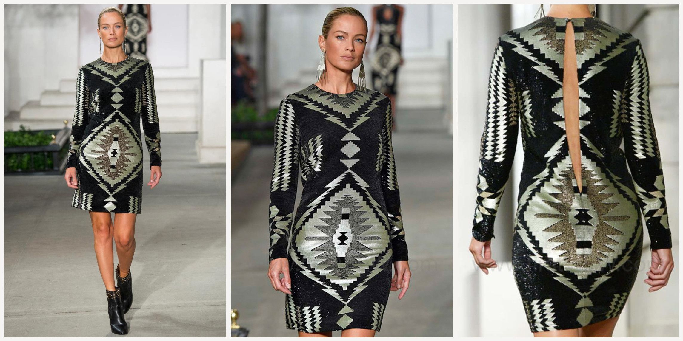 Ralph Lauren Purple Label Ralph Lauren Collection _ f/w 2016 _ Runway _ Sequin Dress Size XS / US 0-2 / IT 36-38 - 2 Thumbnail