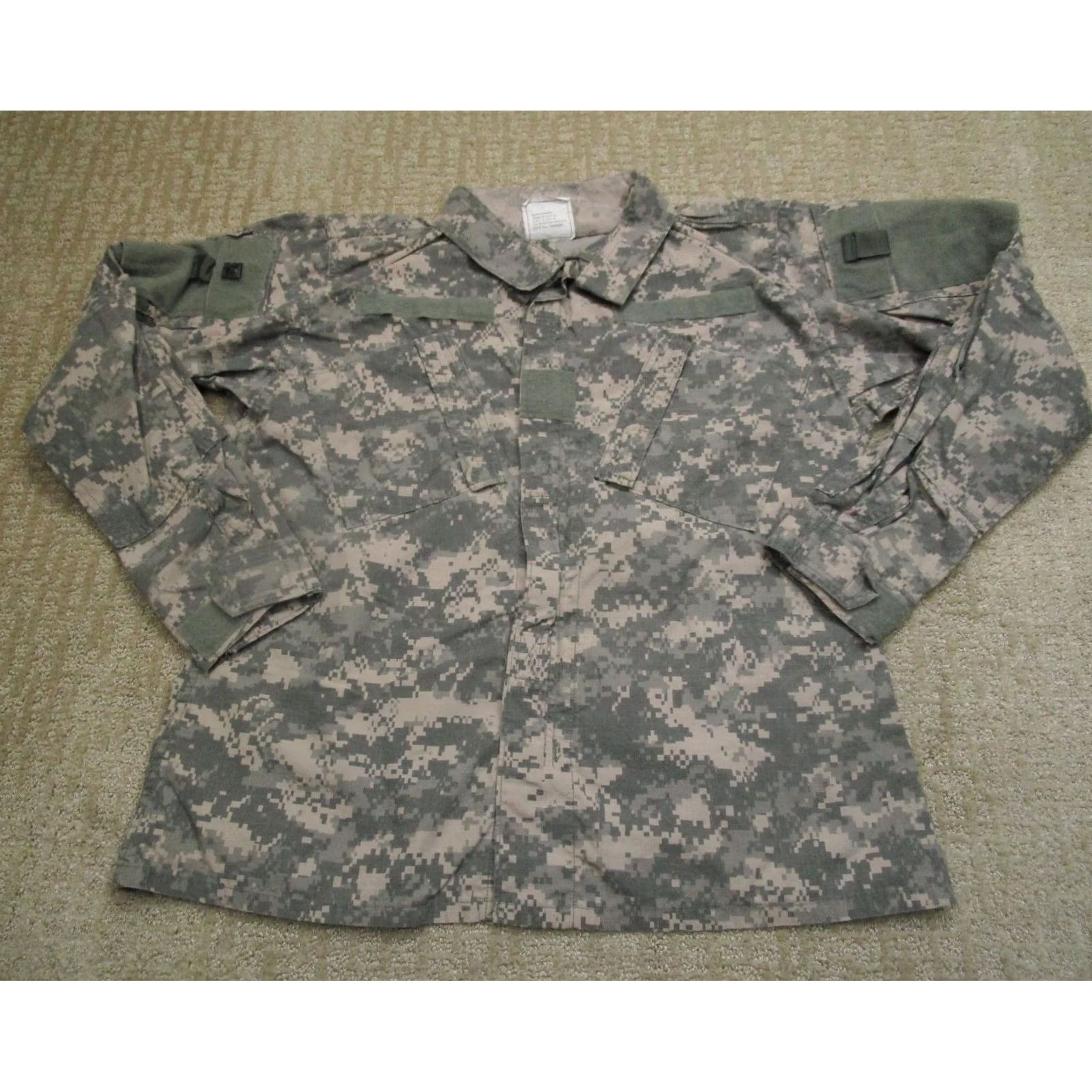 American Apparel US Military Coat Men M Gray Camouflage FR Coat Jacket Military Jacket Size US M / EU 48-50 / 2 - 2 Thumbnail