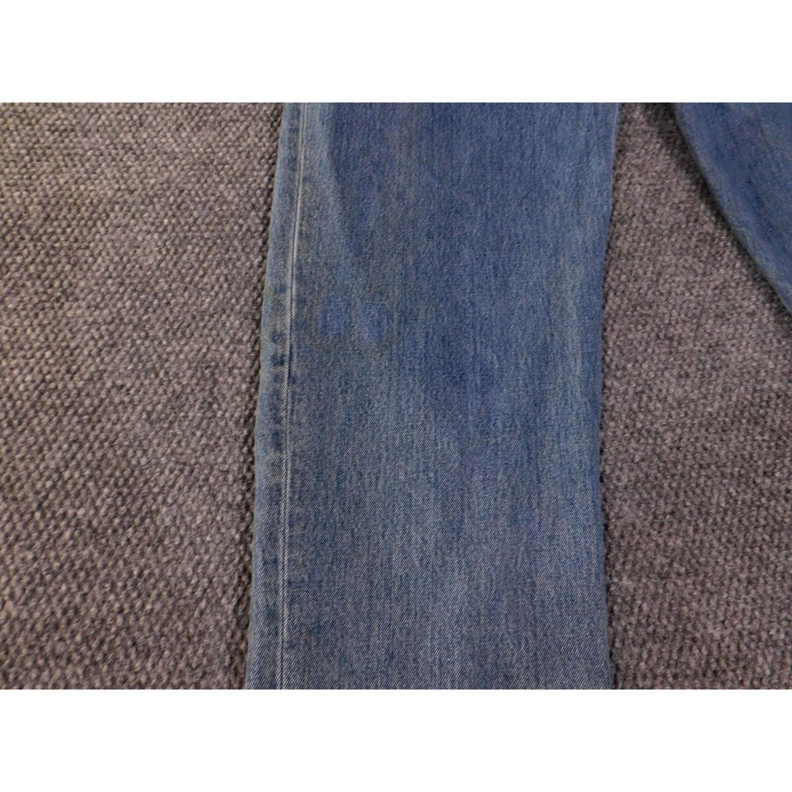 Levi's Levi's 550 Jeans Mens 44x30 Blue Medium Wash Relaxed Fit Tapered Leg Zip Fly Size US 30 / EU 46 - 4 Thumbnail