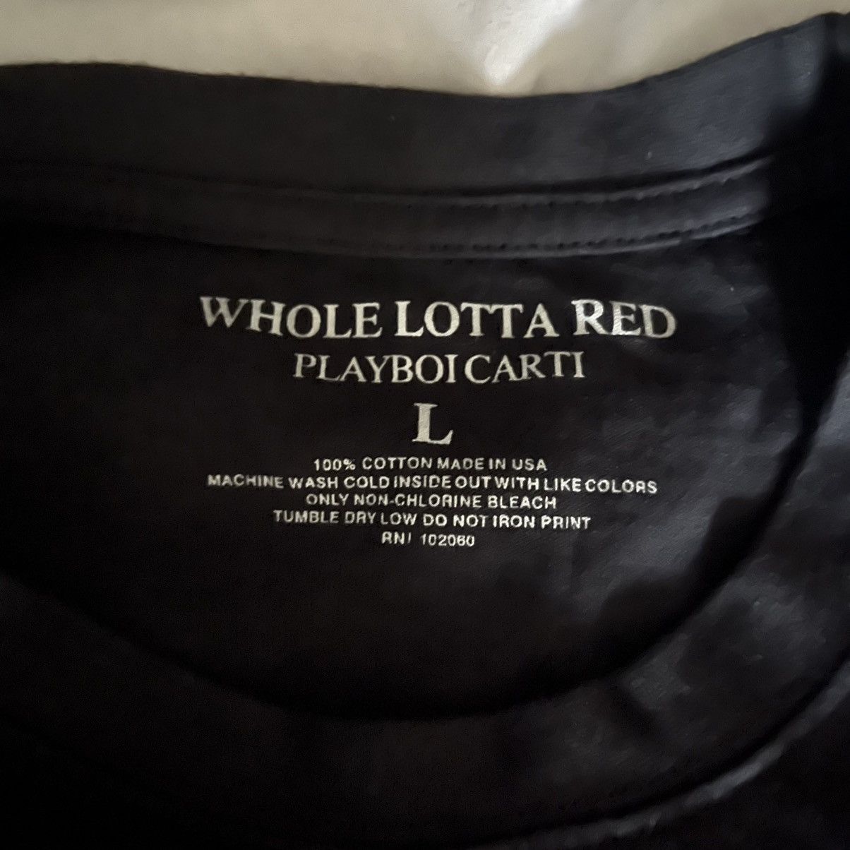 Playboi Carti Playboi Carti Whole Lotta Red Tour Vamp Teeth Tee Size US L / EU 52-54 / 3 - 3 Thumbnail