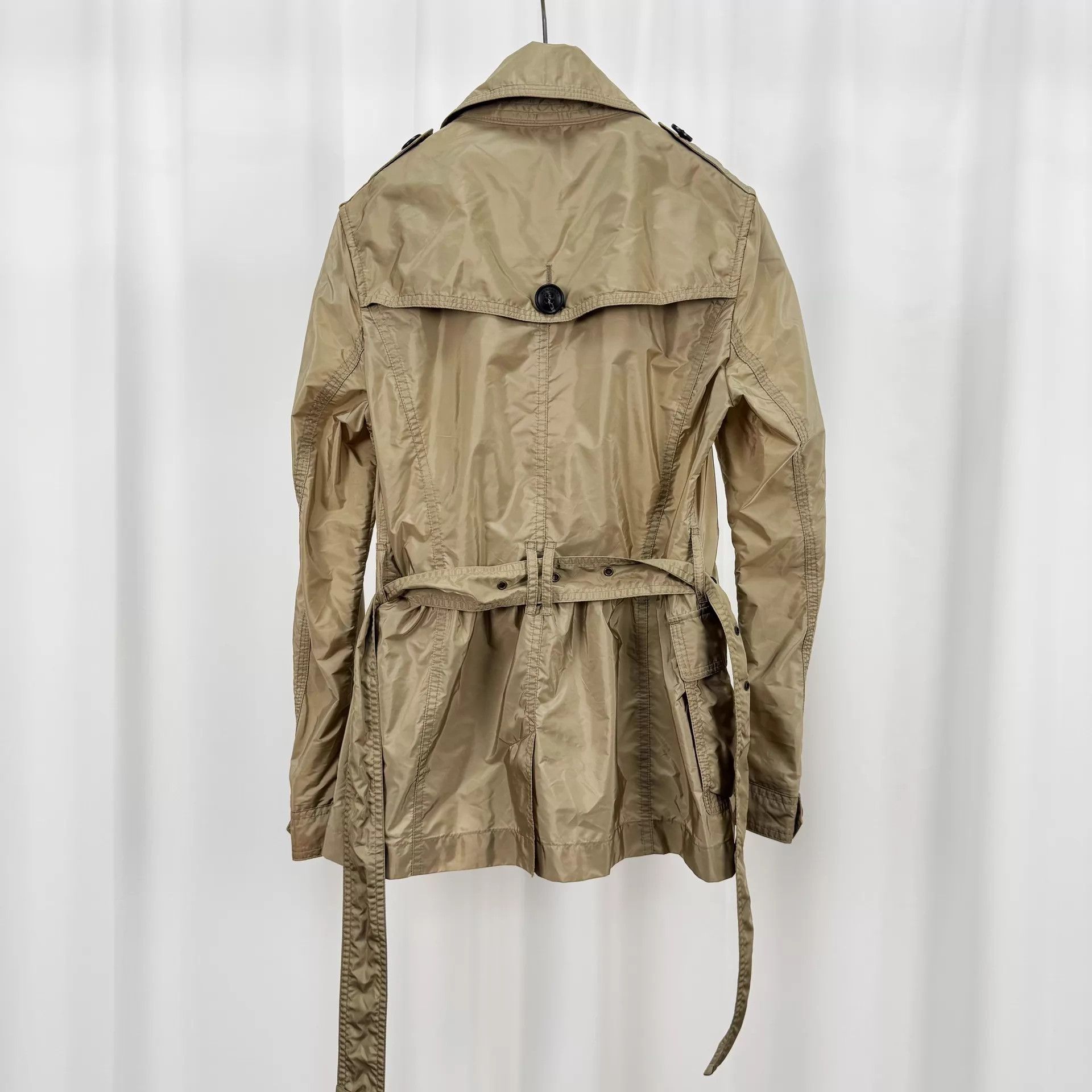 Burberry Burberry double-breasted nylon trench coat UK4 99 new Size XS / US 0-2 / IT 36-38 - 2 Thumbnail