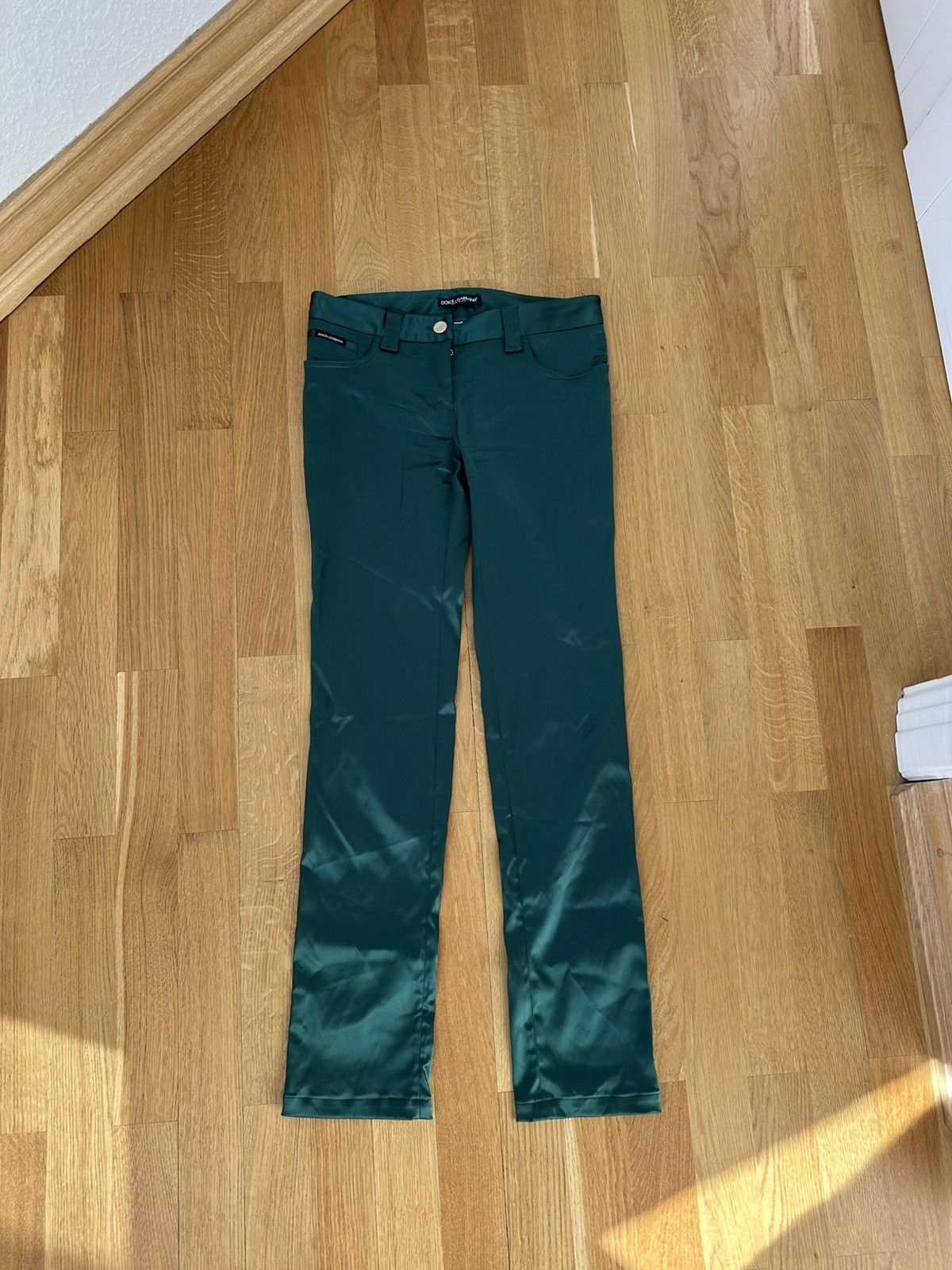 Dolce & Gabbana Women’s Dolce Gabbana Silk Pants 38 IT Size 26" / US 2 / IT 38 - 3 Thumbnail