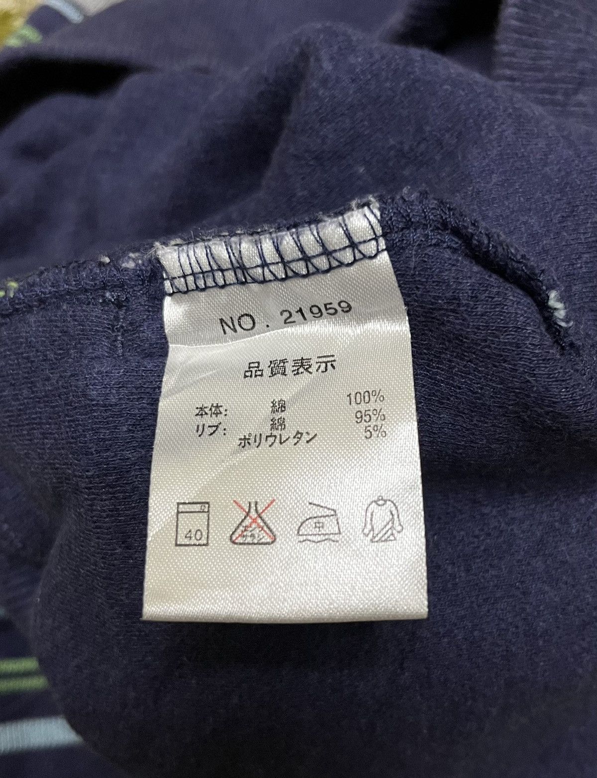 Japanese Brand × Kansai Yamamoto × Vintage Kansai Yamamoto Half Zipper Long Sleeve Shirt Size US L / EU 52-54 / 3 - 4 Thumbnail