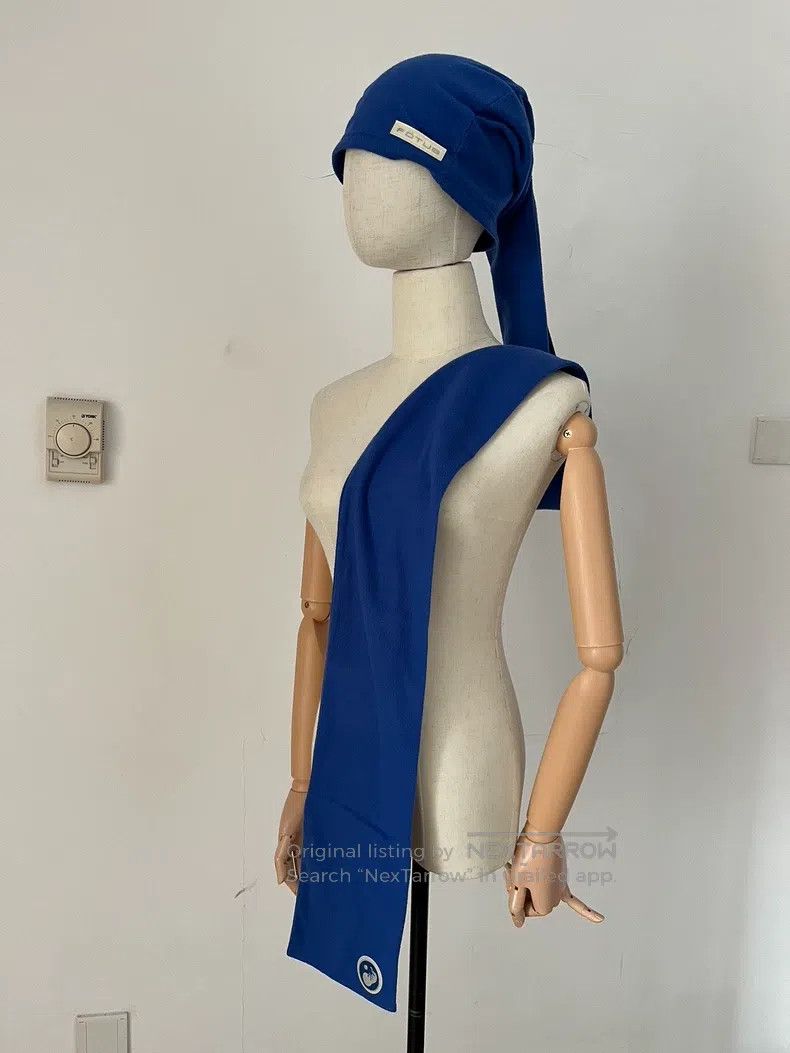 Fotus fotus Blue scarf, hat, irregular Size ONE SIZE - 1 Thumbnail