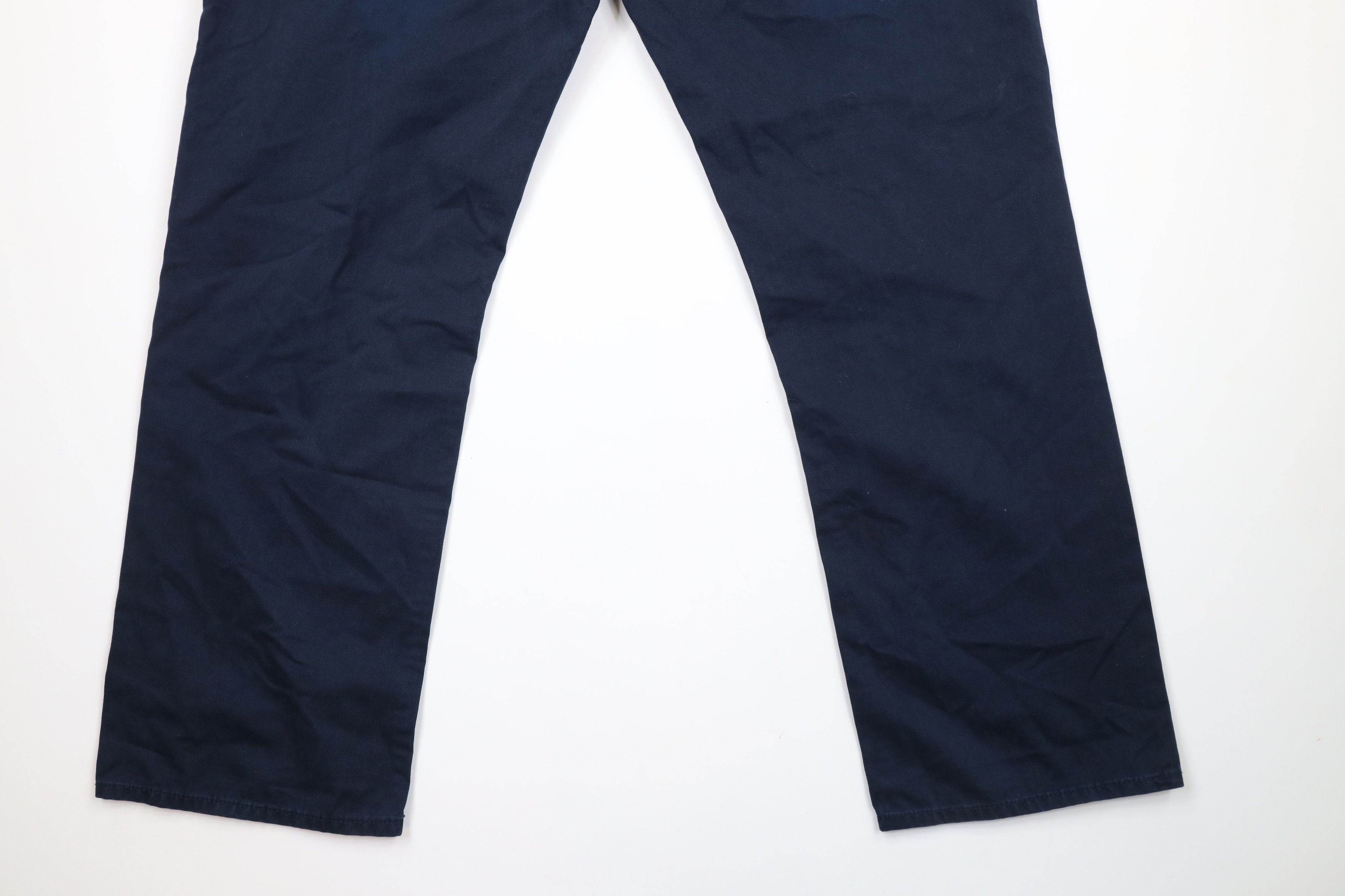 Ralph Lauren × Vintage Vintage Ralph Lauren Straight Leg Cotton Twill Pants Blue Size US 38 / EU 54 - 11 Thumbnail