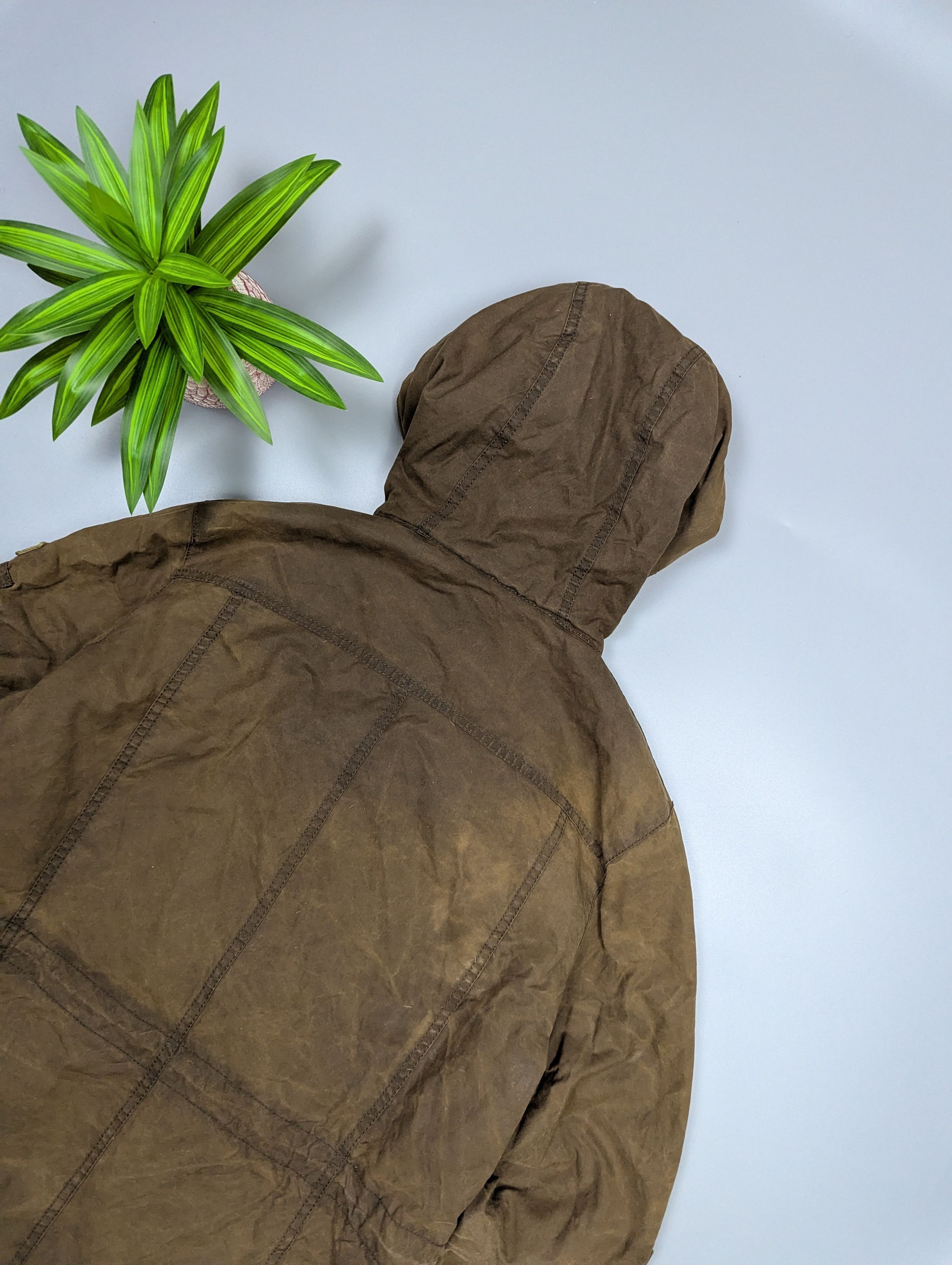 Barbour Barbour Vintage Winter Force Waxed Parka Jacket Olive US12 Size XL / US 12-14 / IT 48-50 - 19 Thumbnail